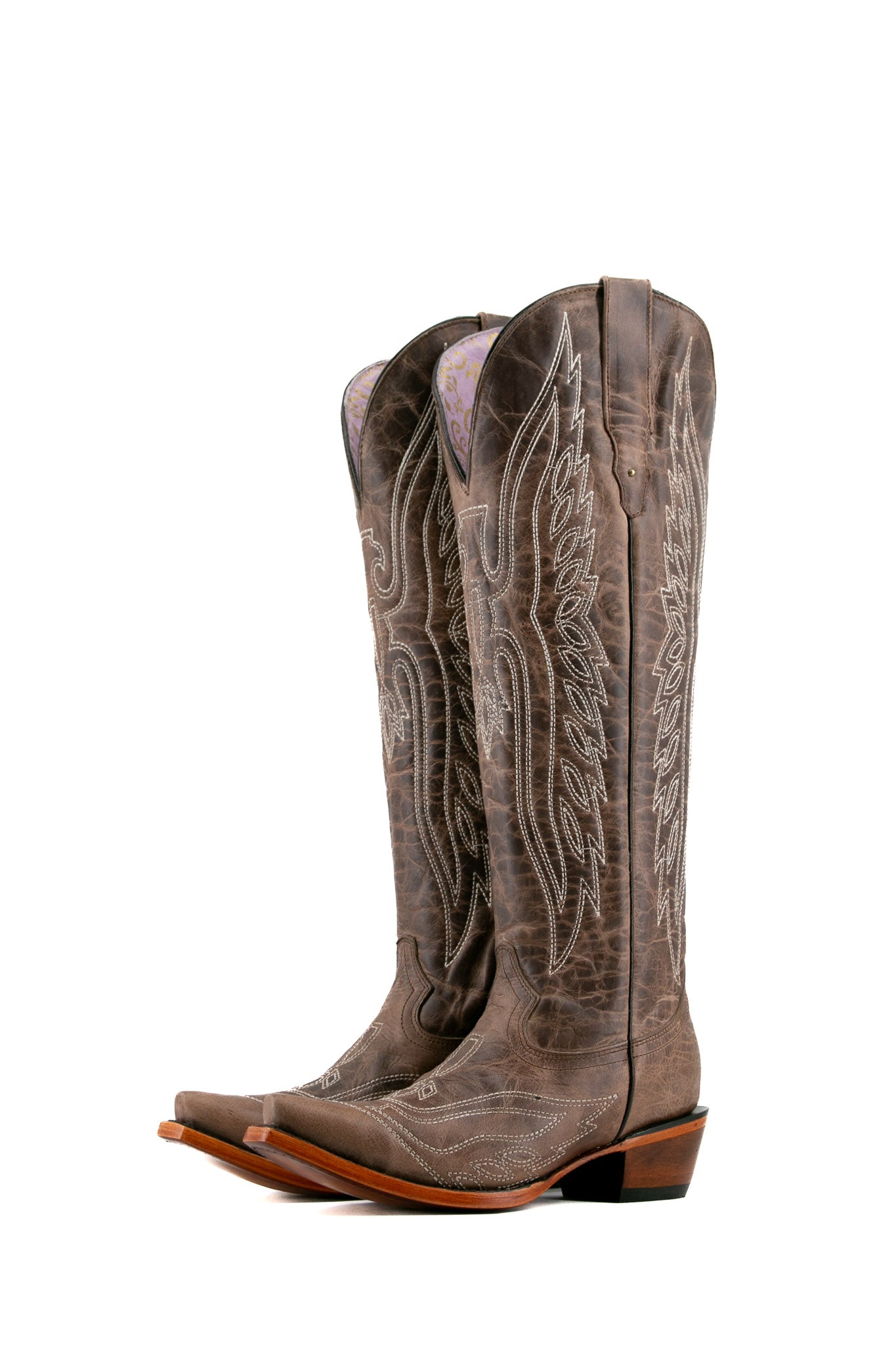 Taylor Tall Snip Toe Cowgirl Boots for Women - Western Riding Boots with Pointed Toe | Perfect for Country Dancing, Rodeo & Cowgirl Fashion