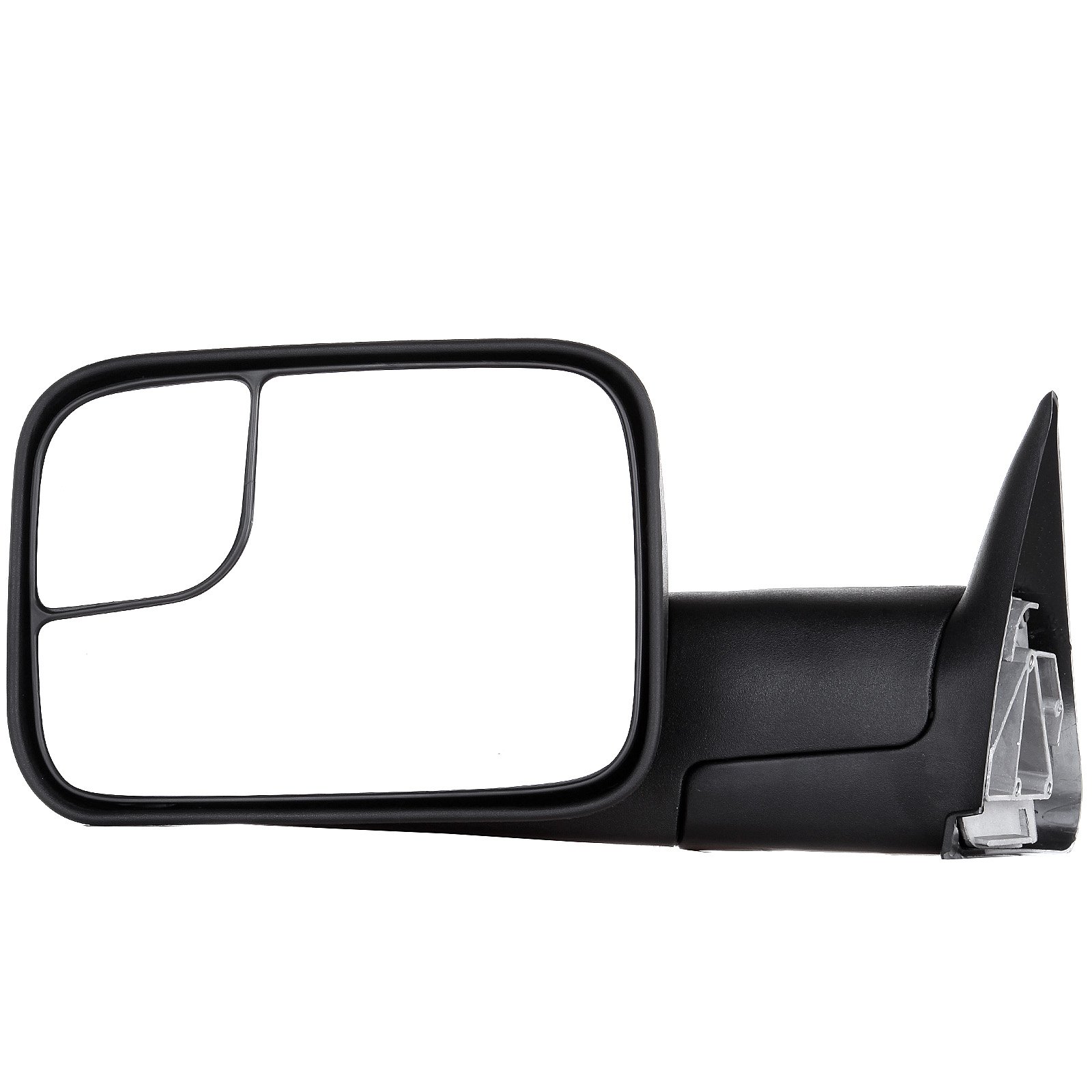 1994-2001 Dodge Ram 1500 & 2002 Ram 2500/3500 Manual Adjust Towing Mirrors - Black Pair (LH & RH) - No Heat/No Turn Signal - Perfect for Towing & Off-Road Adventures