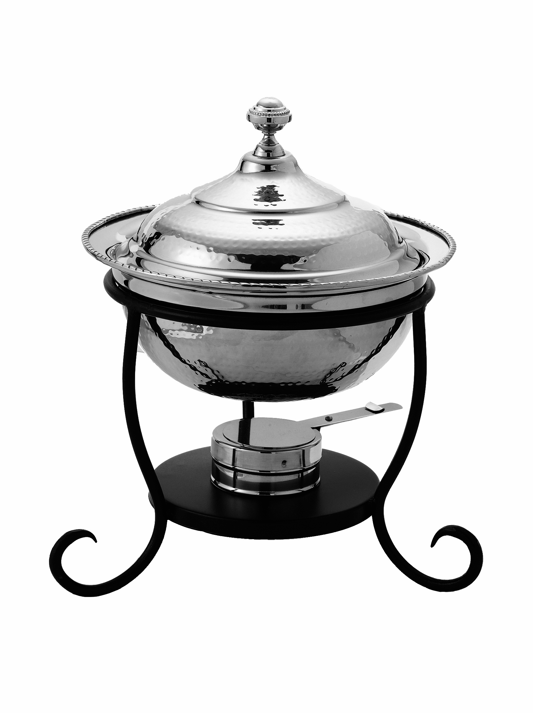 Old Dutch 12x15 Inch Round Stainless Steel Chafing Dish - Buffet Serving Pan for Catering, Parties & Restaurants