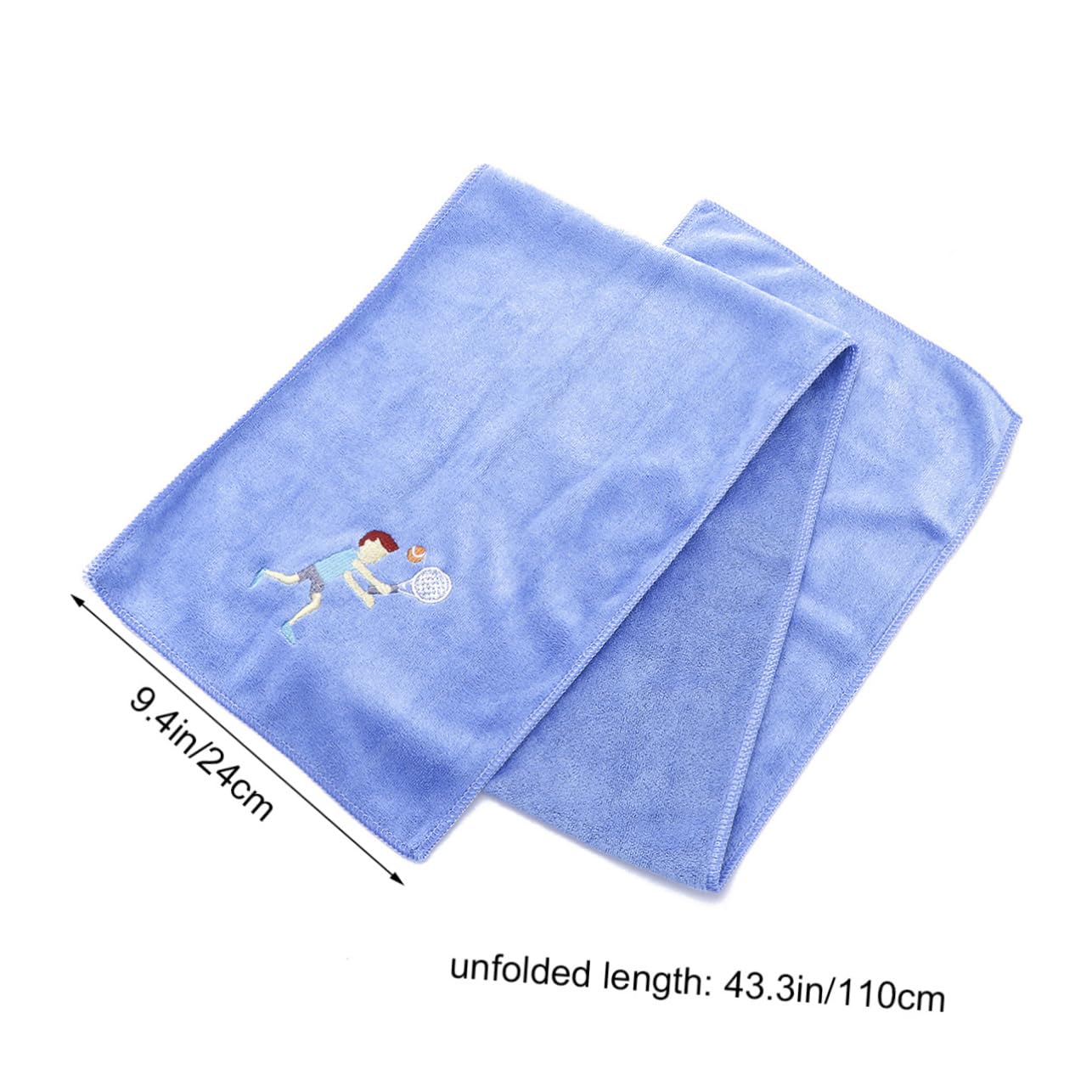 BESPORTBLE 3-Pack Super Absorbent Sports Towels - Gym, Yoga, Running, Cycling & Exercise Bike Workout Towels - Quick Dry & Non-Slip for Fitness, Workout & Outdoor Activities