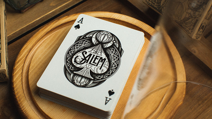 Premium Salem Playing Cards - Classic Poker Size Deck for Magic Tricks, Card Games & Collectibles | Perfect for Poker Nights, Family Gatherings & Party Entertainment