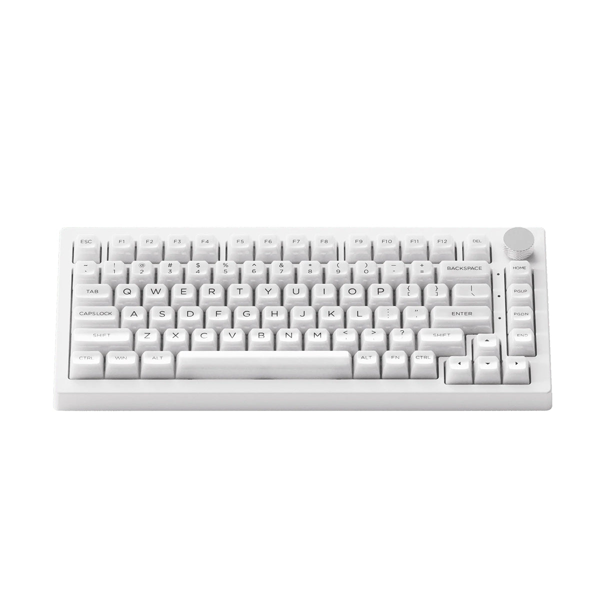 Akko 5075B Plus 75% Wireless Mechanical Keyboard - RGB Backlit, ASA Keycaps, Piano Pro Switch, White | Perfect for Gaming, Typing & Office Work