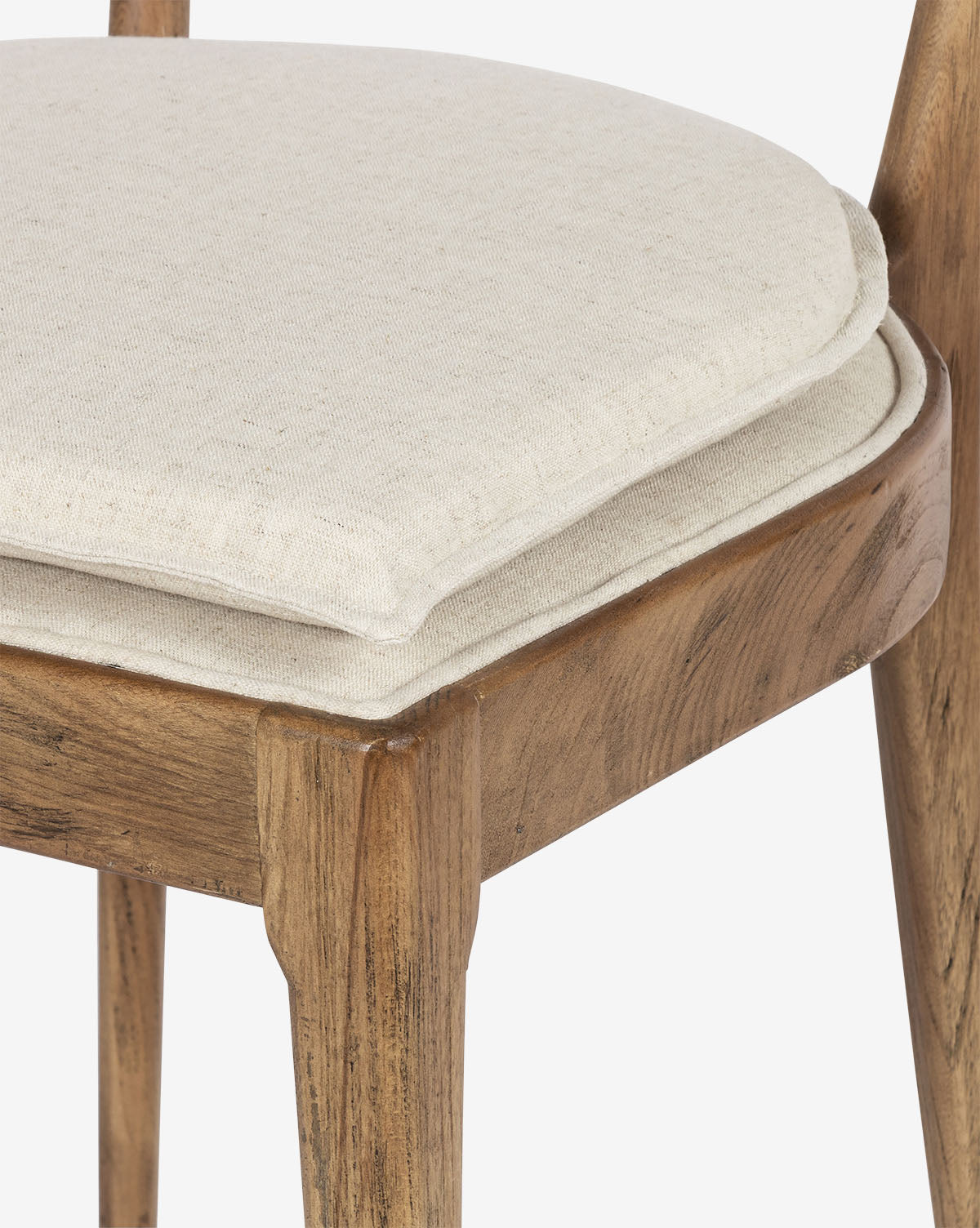 Odelle Modern Dining Chair - Sturdy Wooden Kitchen Chair with Upholstered Seat - Perfect for Dining Room, Kitchen, and Home Office Use