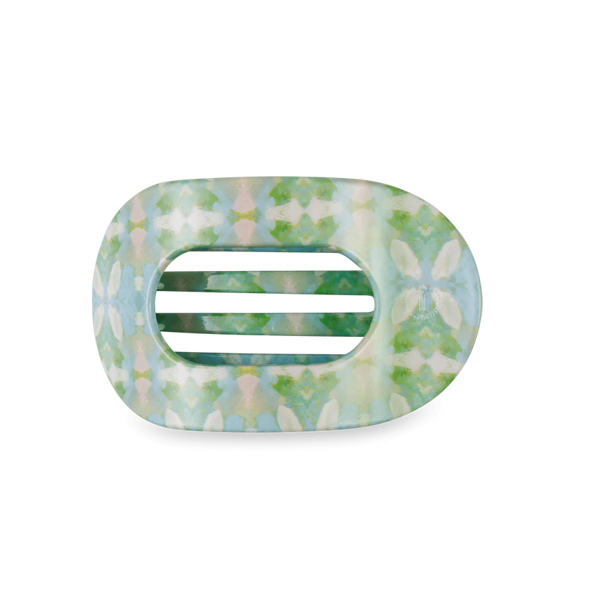 Elephant Falls Medium Flat Round Hair Clip - Cute Hair Accessories for Women & Girls - Perfect for School, Work, Parties & Everyday Styling