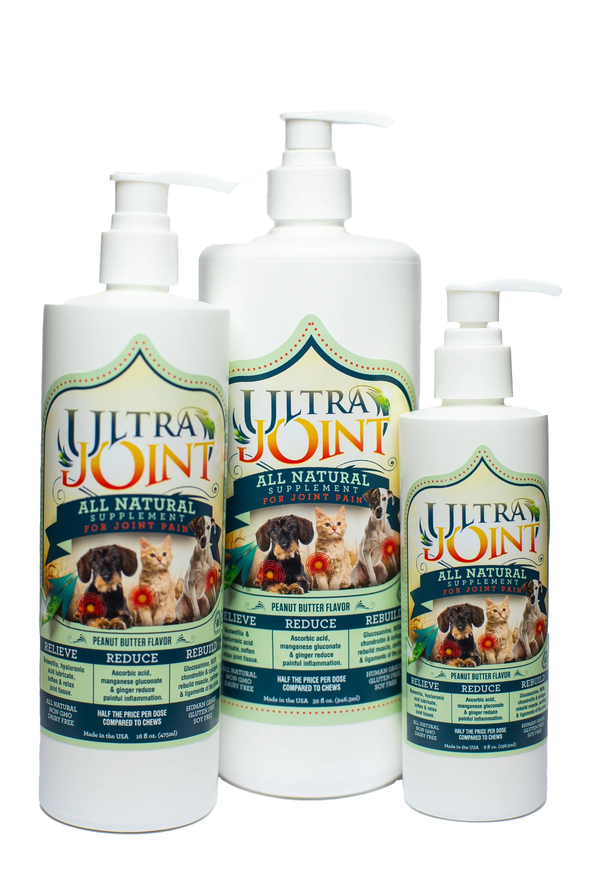 Premium Ultra Joint Supplement for Dogs & Cats - Supports Mobility & Joint Health - Ideal for Senior Pets & Active Animals