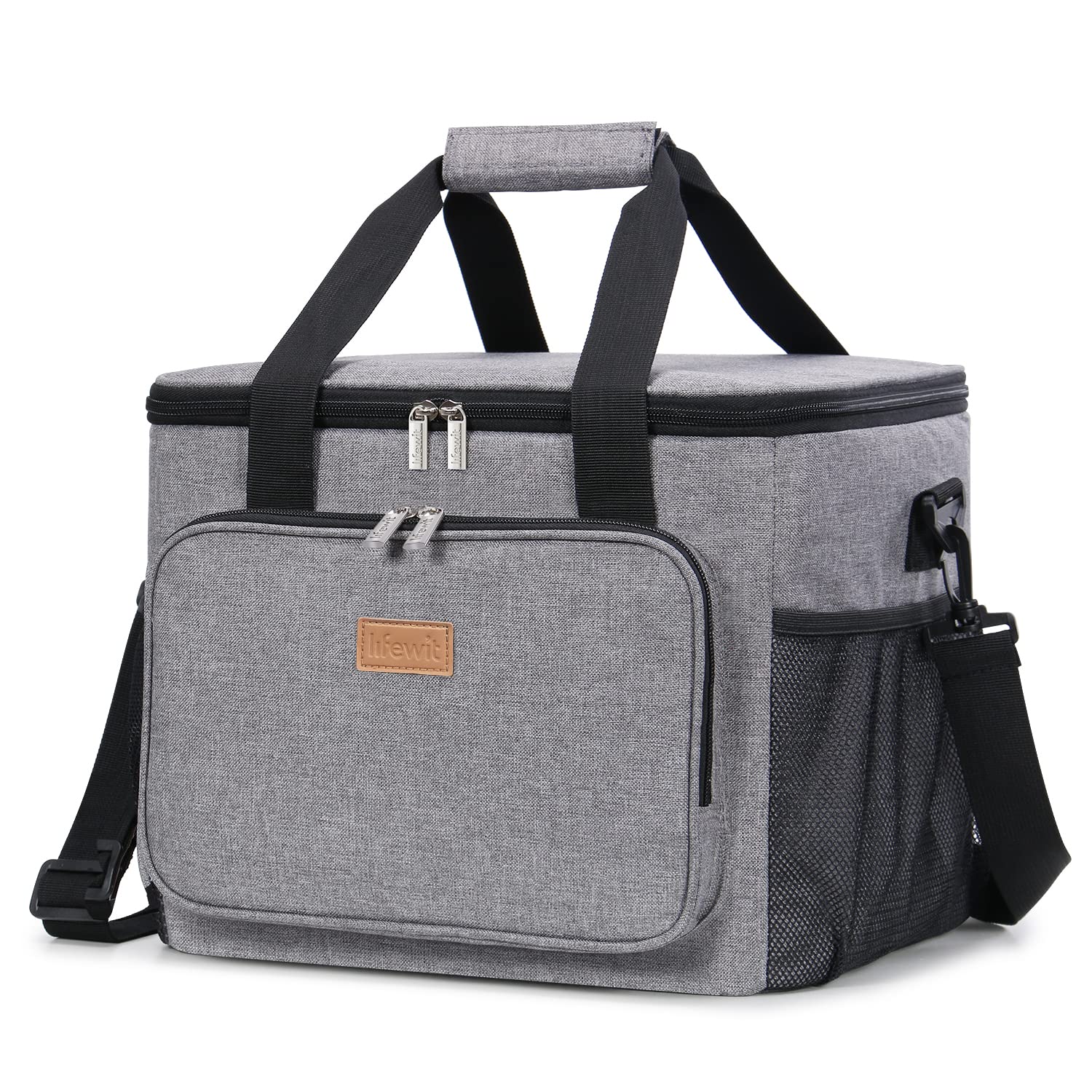 Lifewit Collapsible Insulated Cooler Bag - 50 & 40 Can Capacity, Leakproof Soft Tote for Camping, BBQ, Picnics, Beach Trips, and Family Outdoor Adventures