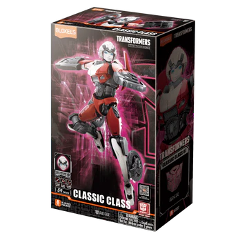 Blokees Arcee - High-Quality Collectible Action Figure for Transformers Fans | Perfect for Display, Gifts, and Role-Playing Scenes