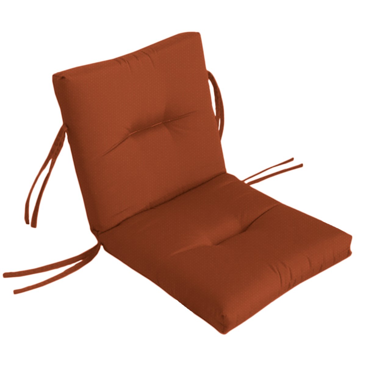Sunbrella Outdoor Cross Stitched Chair Cushion - Waterproof & UV Resistant Patio Furniture Cushion for Garden, Deck, Poolside - Comfort Classics Collection