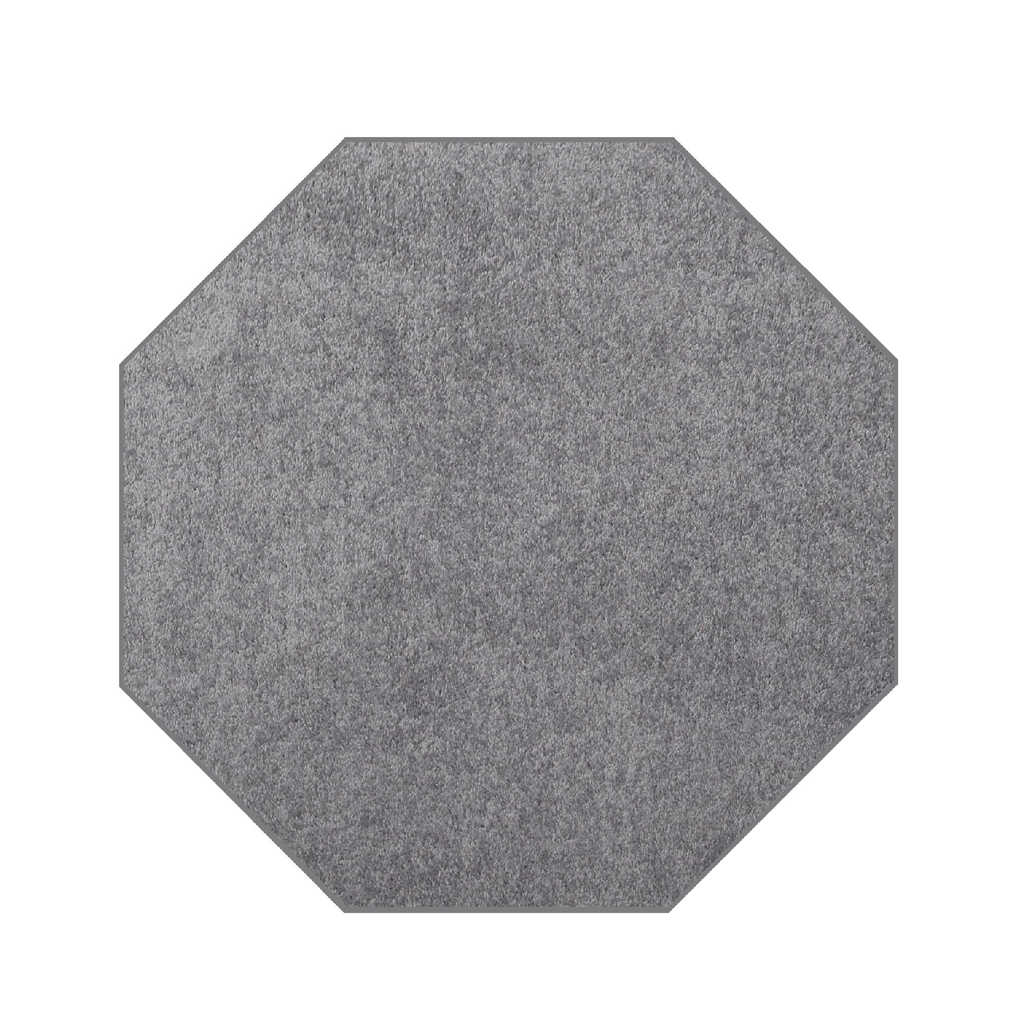 Broadway Collection Pet Friendly Area Rugs Grey - 7' Octagon Indoor Stain-Resistant Rug for Living Room, Bedroom, Dining Room | USA Made Washable Rug for Pets & Kids | Perfect for Home Decor, Wedding Gifts & High Traffic Areas