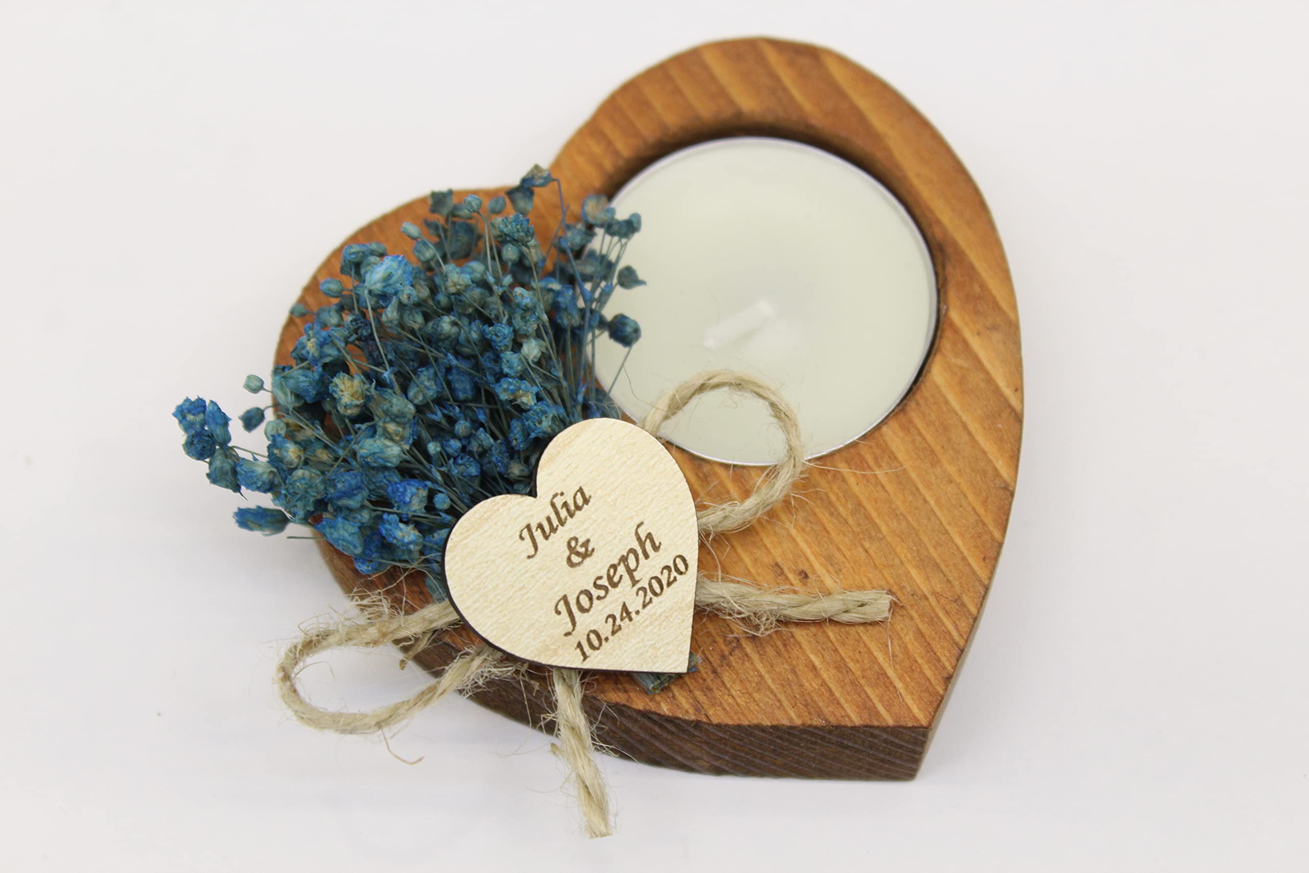 50 Pcs Heart Shaped Tealight Candle Holders Bulk - Romantic Wedding Guest Favors, Funeral Memorial Gifts, Bridal Shower Party Decorations - Perfect for Candlelight Dinners, Anniversary Celebrations & Home Decor