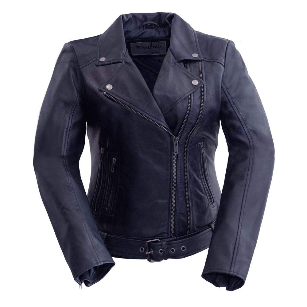 Chloe Women's Genuine Leather Jacket - Stylish & Durable Outerwear for Fall & Winter Fashion | Perfect for Casual Outings, Date Nights & Office Wear