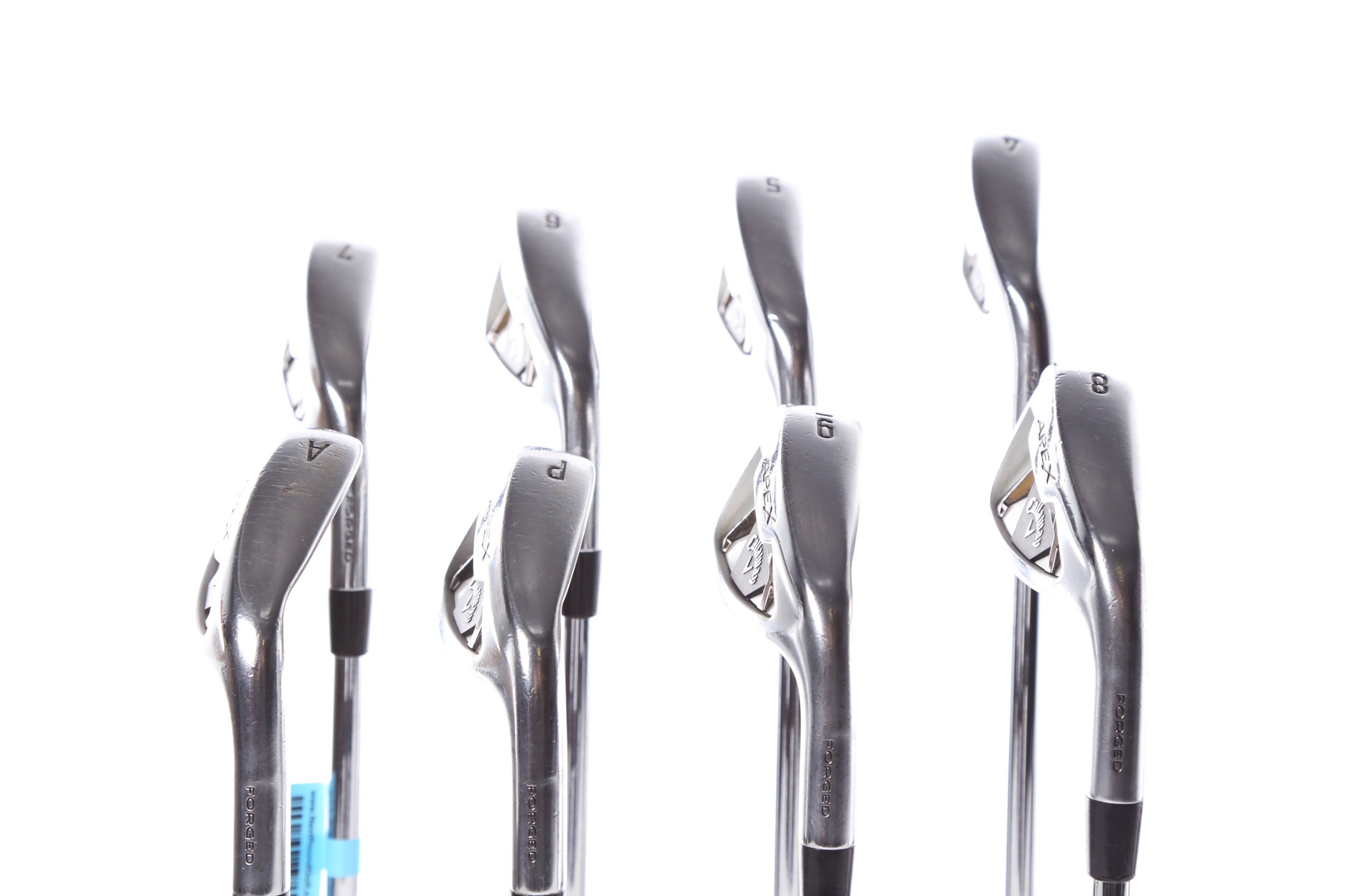 Used Callaway Apex 21 Iron Set - Right Handed 4-PW, AW Stiff Flex Golf Clubs for Men | Perfect for Improving Accuracy & Distance on the Course