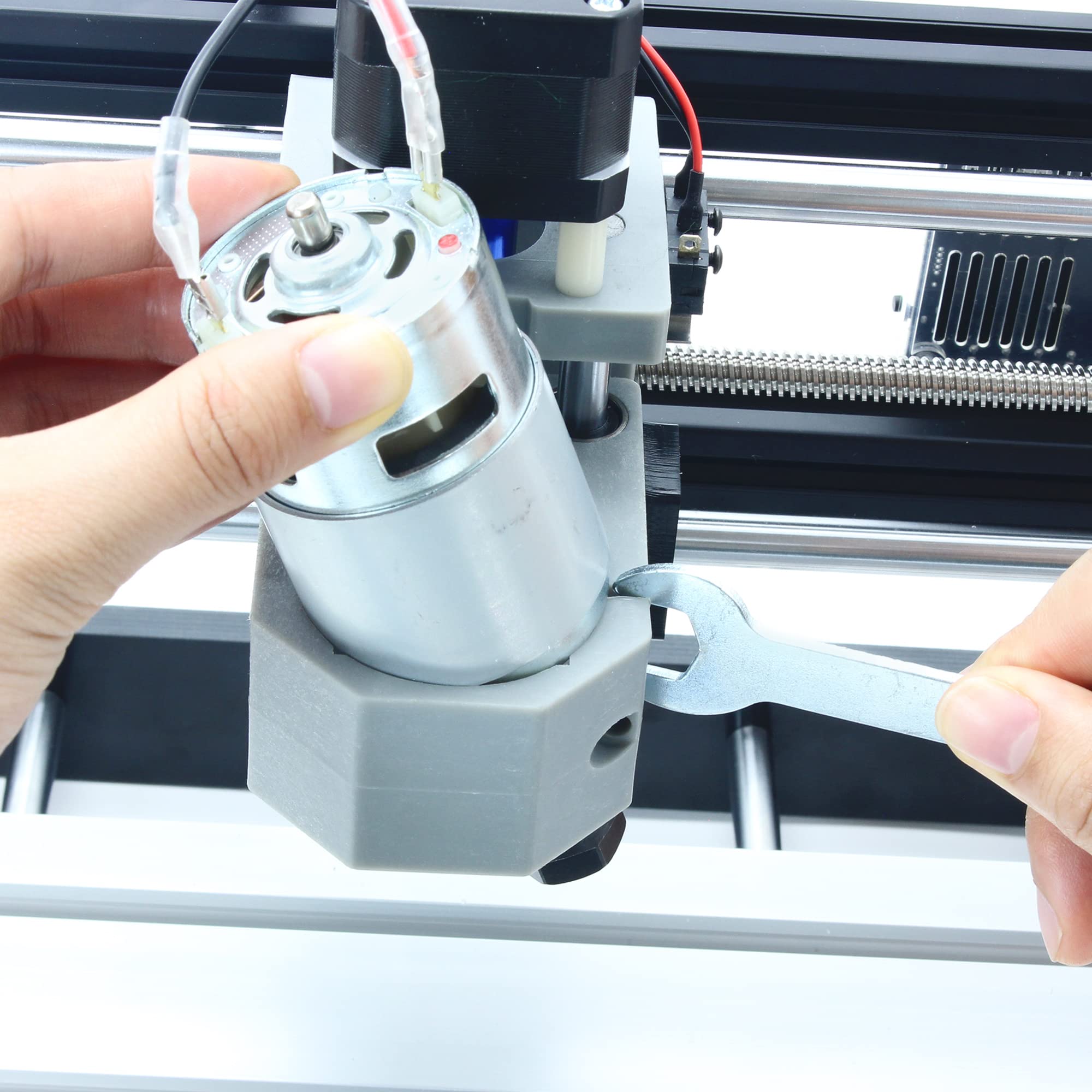RATTMMOTOR CNC1610-PRO 3 Axis GRBL Control DIY Mini CNC Router Kit - Engraving & Milling Machine for Wood, Plastic, Acrylic, PVC, PCB Cutting | Perfect for Hobbyists, Woodworking & DIY Projects