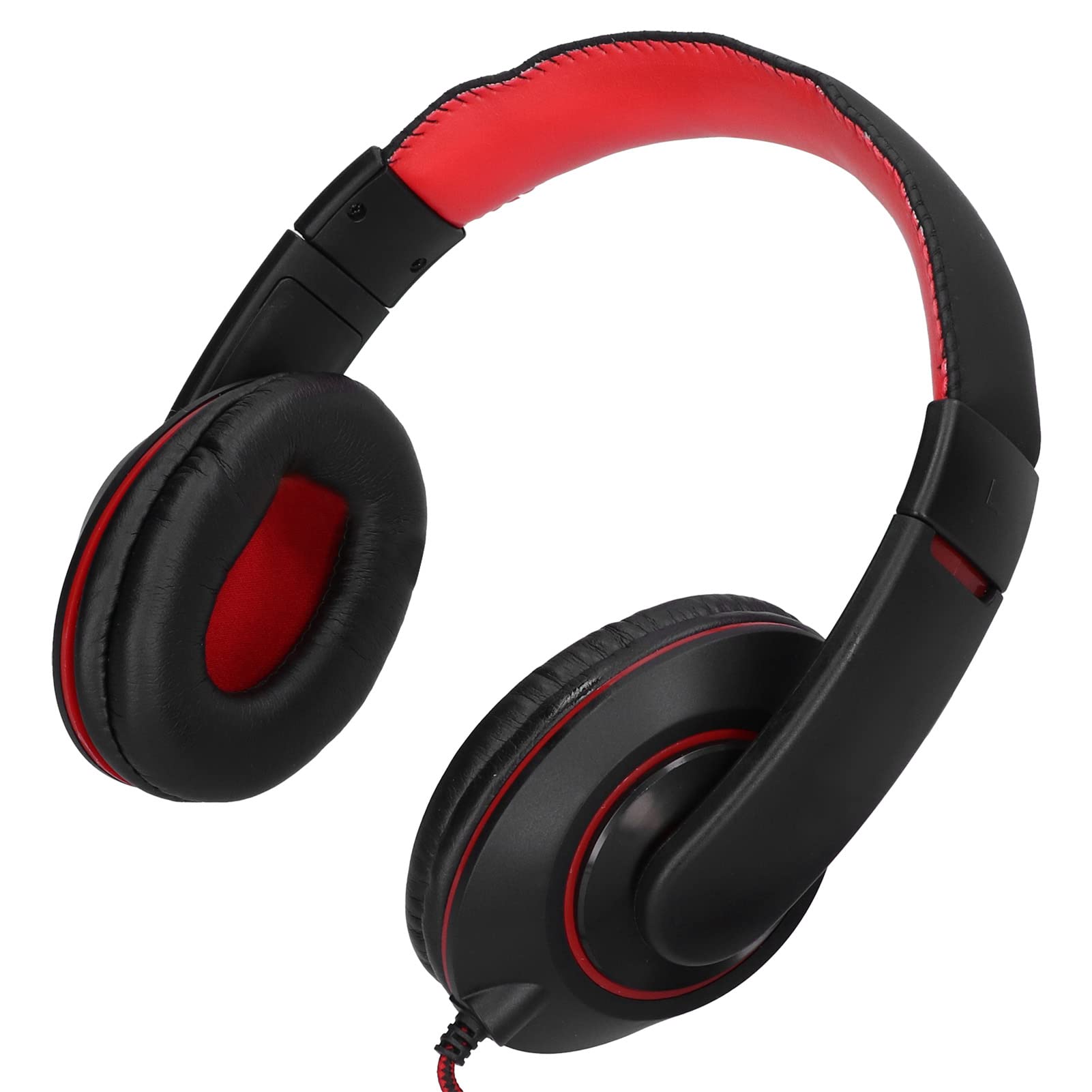 ASHATA Wired Gaming Headset with Microphone - 3.5mm Noise Cancelling Over-Ear Headphones for PC, PS4, Xbox - Crystal Clear Sound for Gaming, Music & Online Classes | Perfect for Esports, Streaming & Remote Work