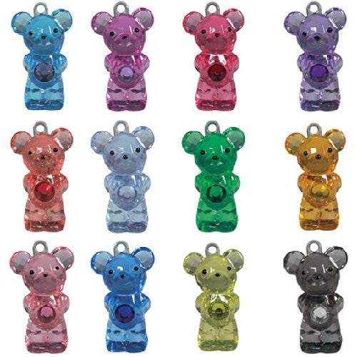 100-Piece Bulk Birthstone Bears - Assorted Colors for Baby Showers, Birthdays & Party Favors | Perfect for Gifts, Decorations & Crafting