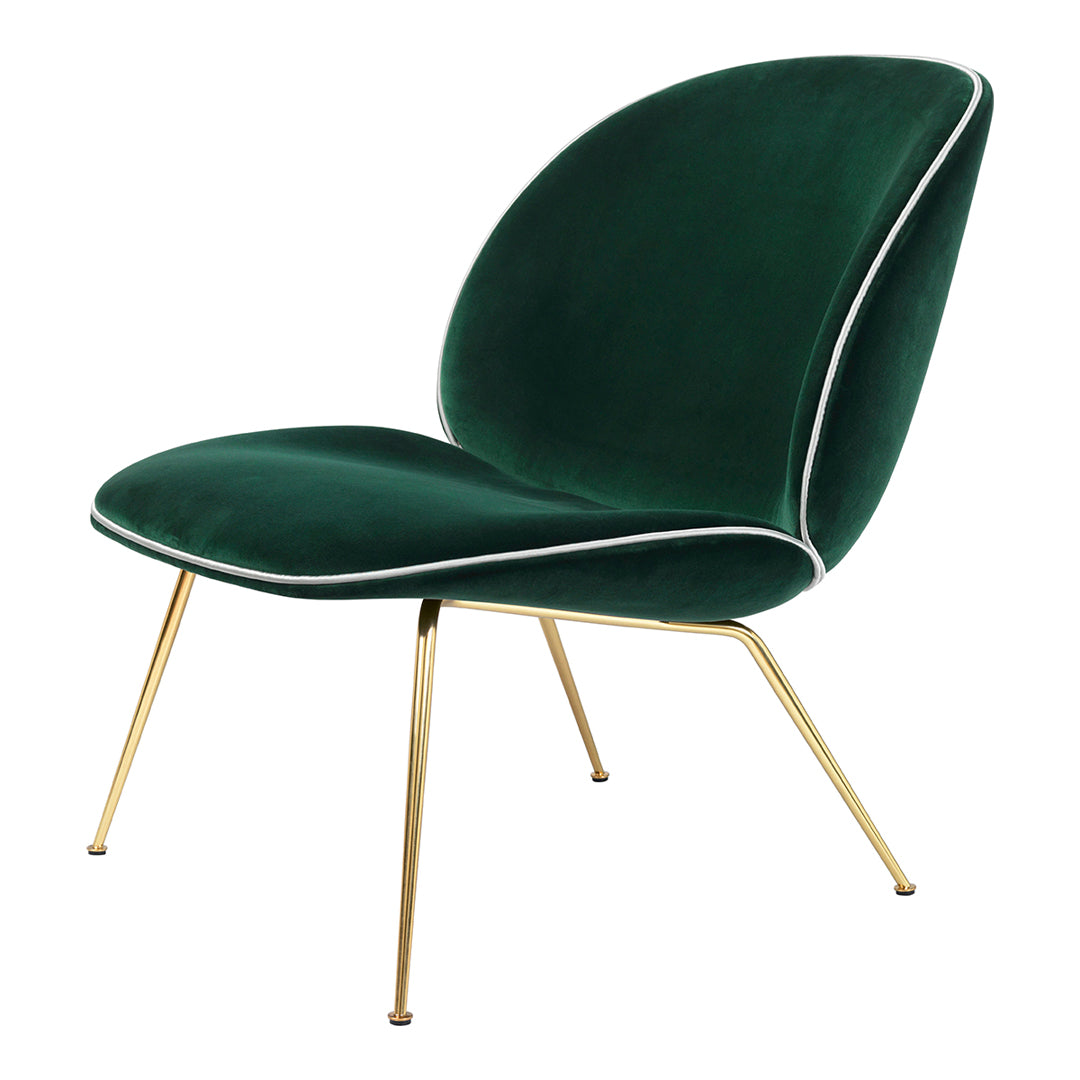 Modern Beetle Lounge Chair with Conic Base - Stylish and Comfortable Seating for Living Room, Bedroom, or Office - Perfect for Relaxing, Reading, and Entertaining Guests