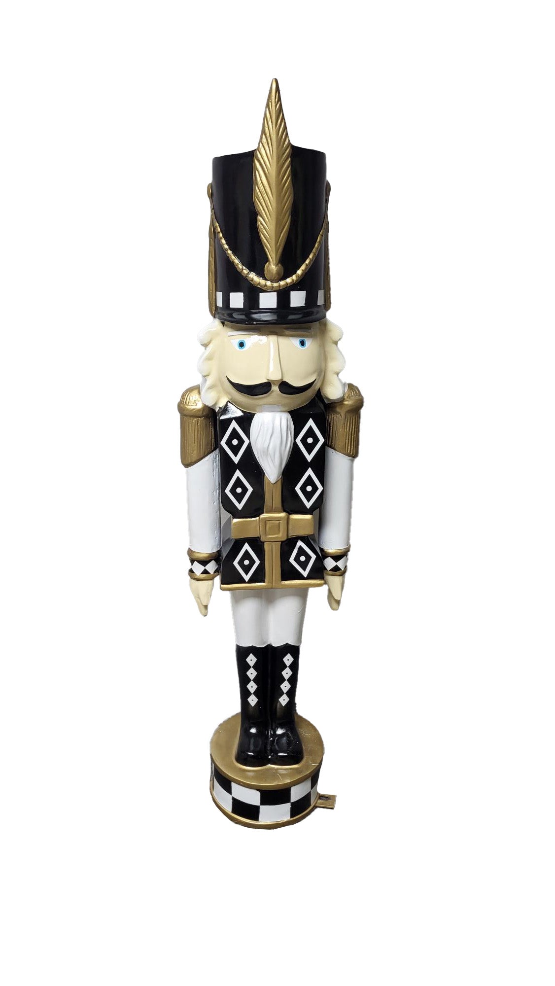 2.5 Inch Nutcracker Figurine - Classic Black Jacket & White Uniform - Perfect for Christmas Decor, Holiday Gifts, and Festive Table Centerpieces