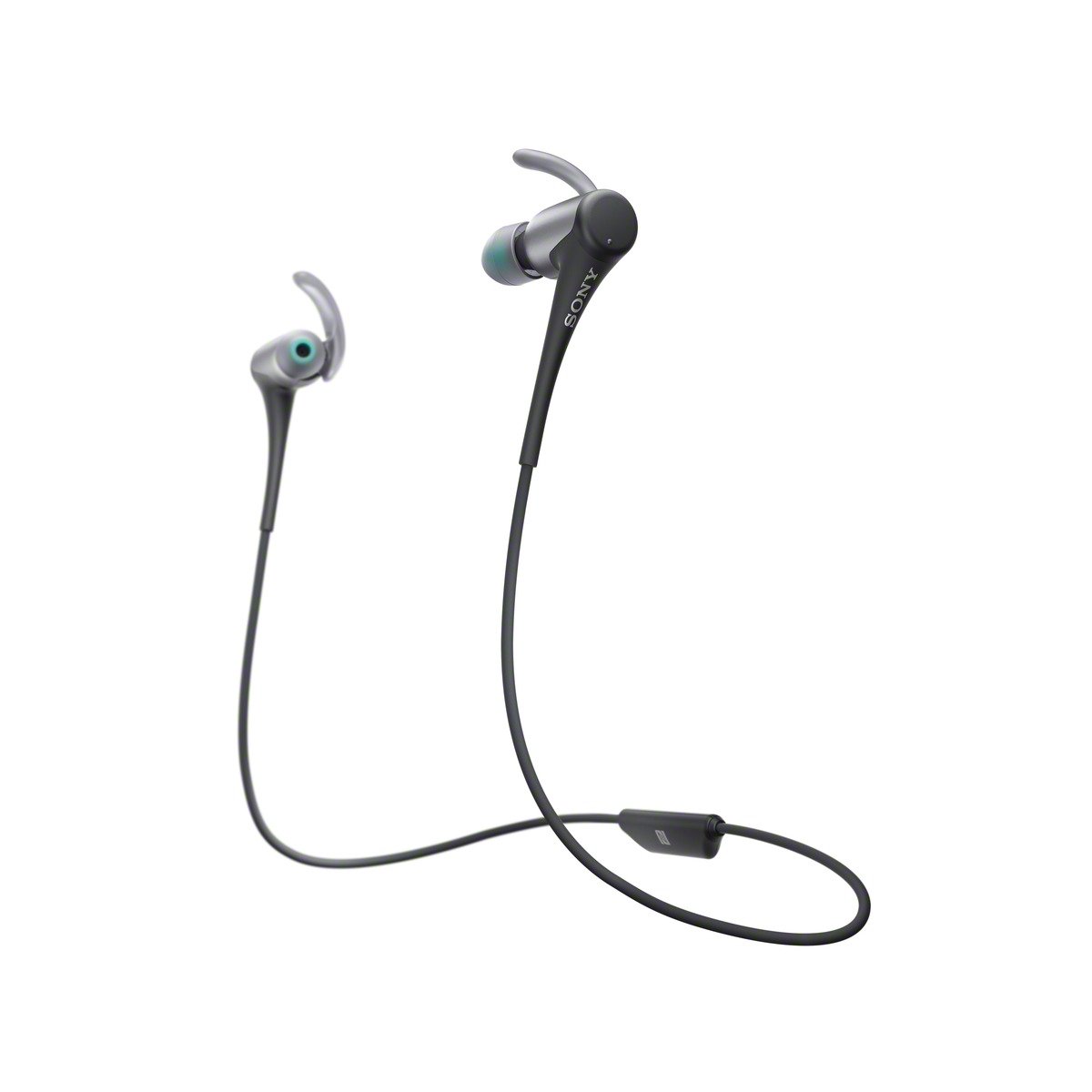 Sony MDRAS800BT Active Sports Bluetooth Headphones Wireless - Sweatproof & Secure Fit for Running, Gym Workouts & Outdoor Activities (Black)