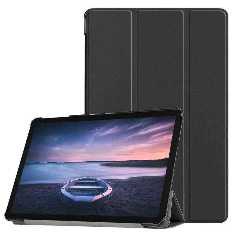 Premium Leather Look Magnetic Cover for Samsung Galaxy Tab S4 10.5 - Slim Protective Case with Auto Wake/Sleep | Perfect for Work, Travel & Home Use