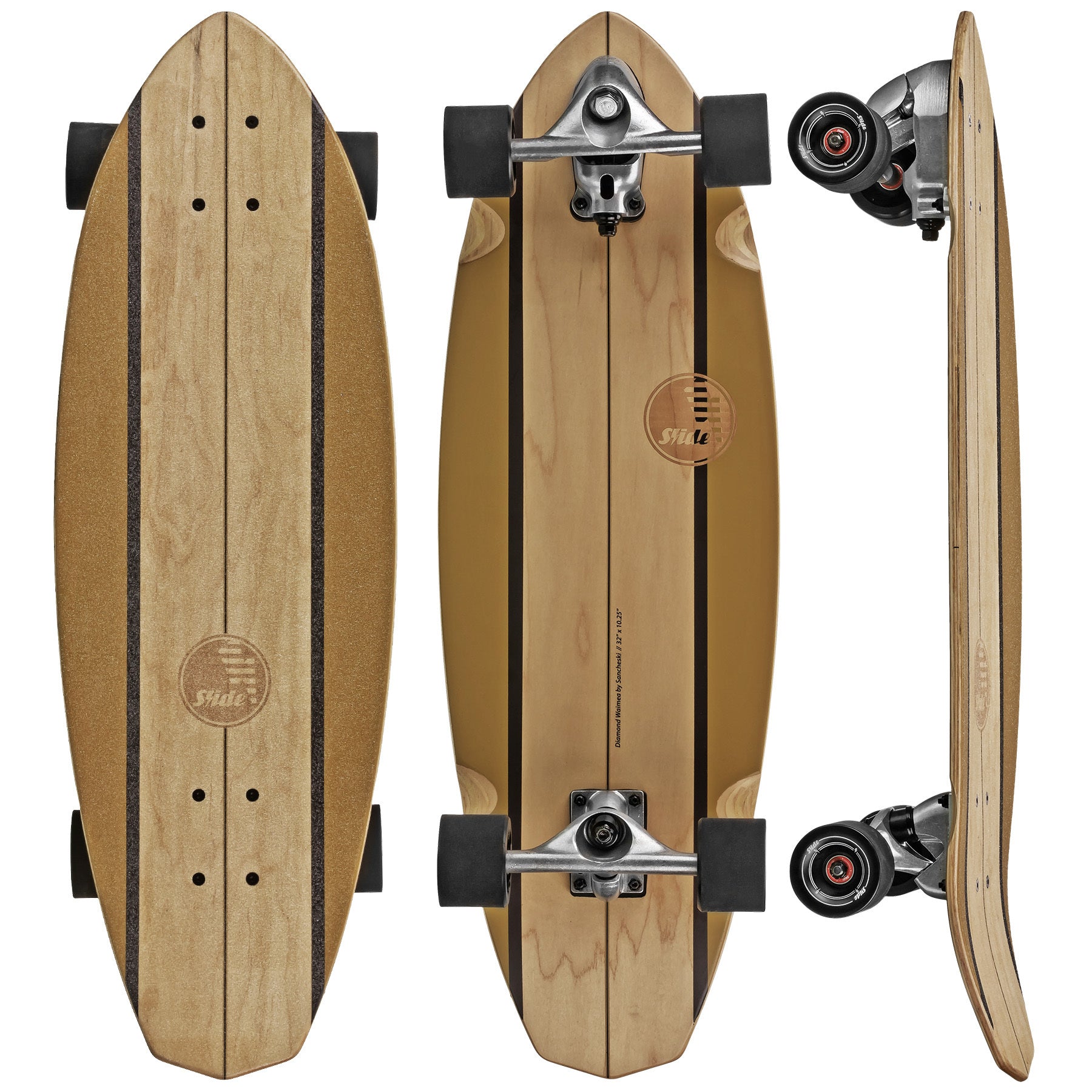 Best Slide Surfskate Street Surf Skateboard - Carving & Cruising Board for Urban Commuting & Fun Rides