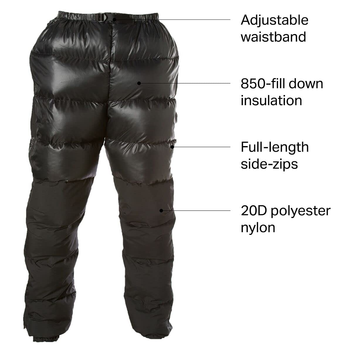 Western Mountaineering Men's Straight Jacket - Lightweight Down Parka for Cold Weather Hiking & Outdoor Adventures