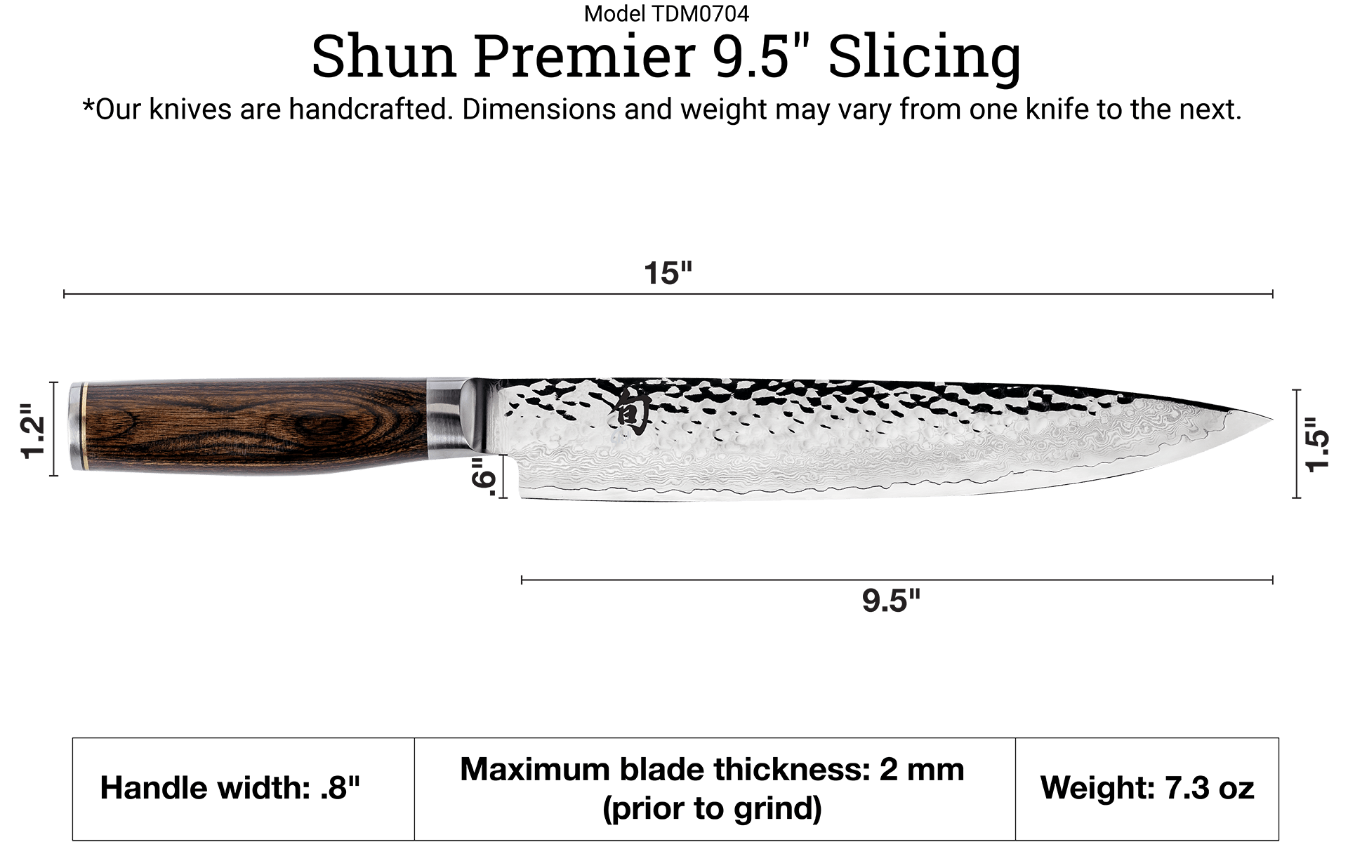 Shun Premier 2-Piece Carving Knife Set - Professional Kitchen Knives for Slicing Meat & Roasts - Perfect for Chefs & Home Cooking