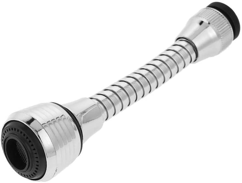 Stainless Steel M22x1 to M24x 360° Rotating Faucet Aerator - Water Saving Diffuser Filter for Kitchen & Bathroom Sink (Size H)