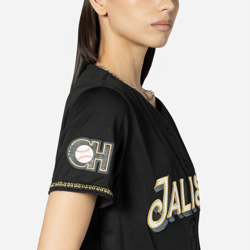 New Era Jersey LMB25 Black Gold Women's Baseball Shirt - Stylish & Comfortable for Games, Casual Wear & Sports Events