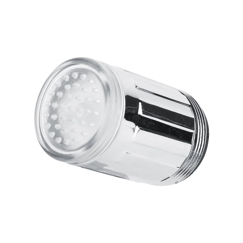3-Color LED Temperature-Sensing Shower Head - Changes Color with Water Temp | Smart Faucet Light for Home & Kitchen | Perfect for Kids Bath Time & Spa-Like Showers