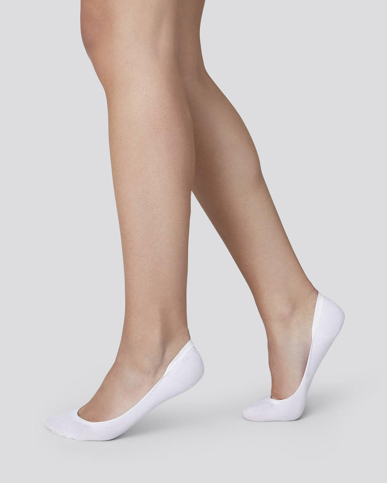 2 Pack Ida No Show Socks for Women - Invisible Low Cut Liner Socks - Breathable & Comfortable White Socks - Perfect for Sneakers, Loafers & Everyday Wear