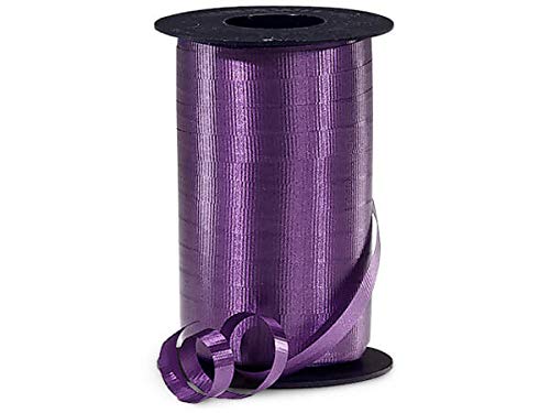 17 Rolls Purple Curling Ribbon 3/8