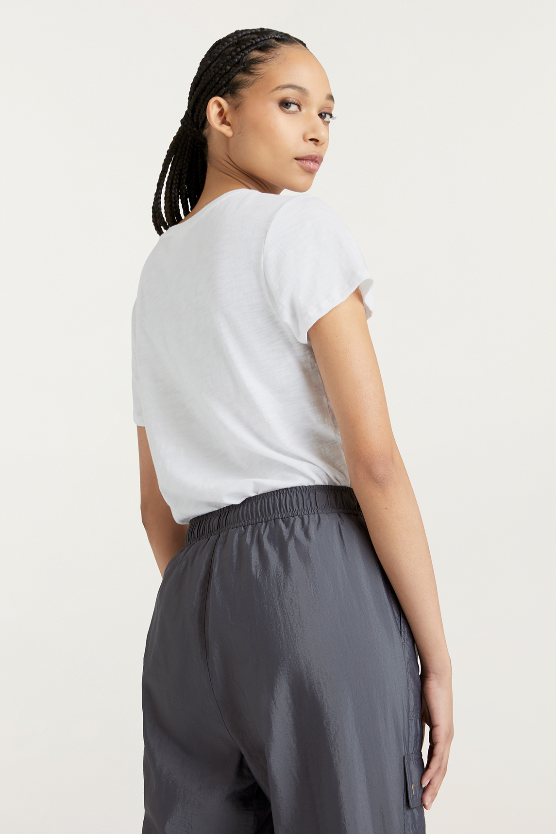Cinq A Sept Shrunken Oui Oui Tee - Trendy French-Inspired Women's Graphic T-Shirt for Casual Wear & Street Style