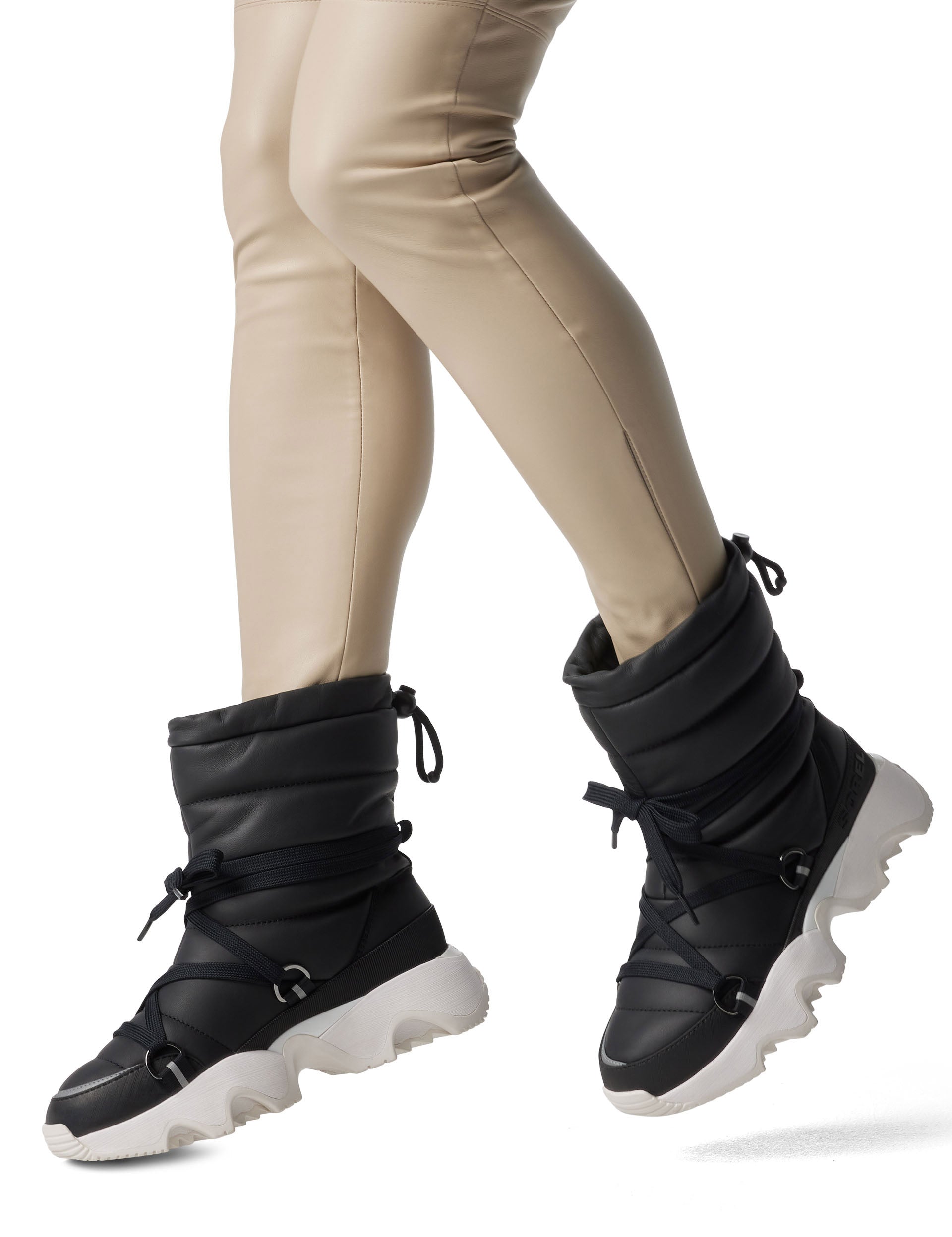 Kinetic Impact NXT Waterproof Hiking Boots for Men & Women - Black/Sea Salt - Outdoor Trekking & Camping Shoes for All Terrain Adventures