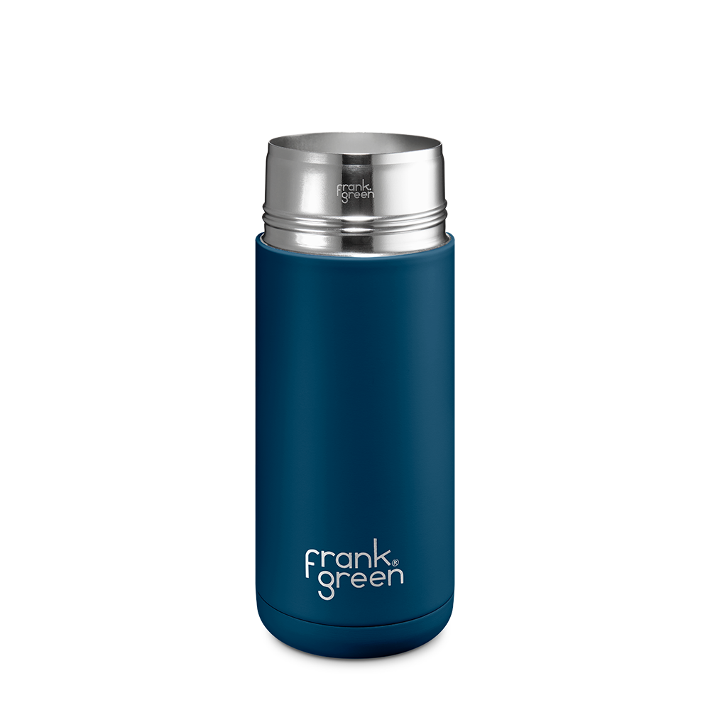 16oz Ceramic Reusable Coffee Cup with Lid - 475ml Insulated Travel Mug for Hot & Cold Drinks - Perfect for Office, Commuting, and Outdoor Activities