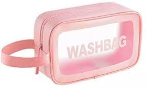 Waterproof PVC Travel Toiletry Bag for Women & Men - ARAA PAVA Zippered Cosmetic Makeup Organizer (12x22x8 inches) - Ideal for Gym, Camping, Business Trips & Daily Essentials Storage