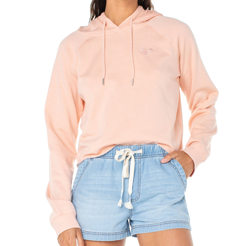 Women's Roxy We Arrived Hoodie - Soft Fleece Pullover Sweatshirt for Casual Wear & Outdoor Activities | Perfect for Yoga, Running & Travel