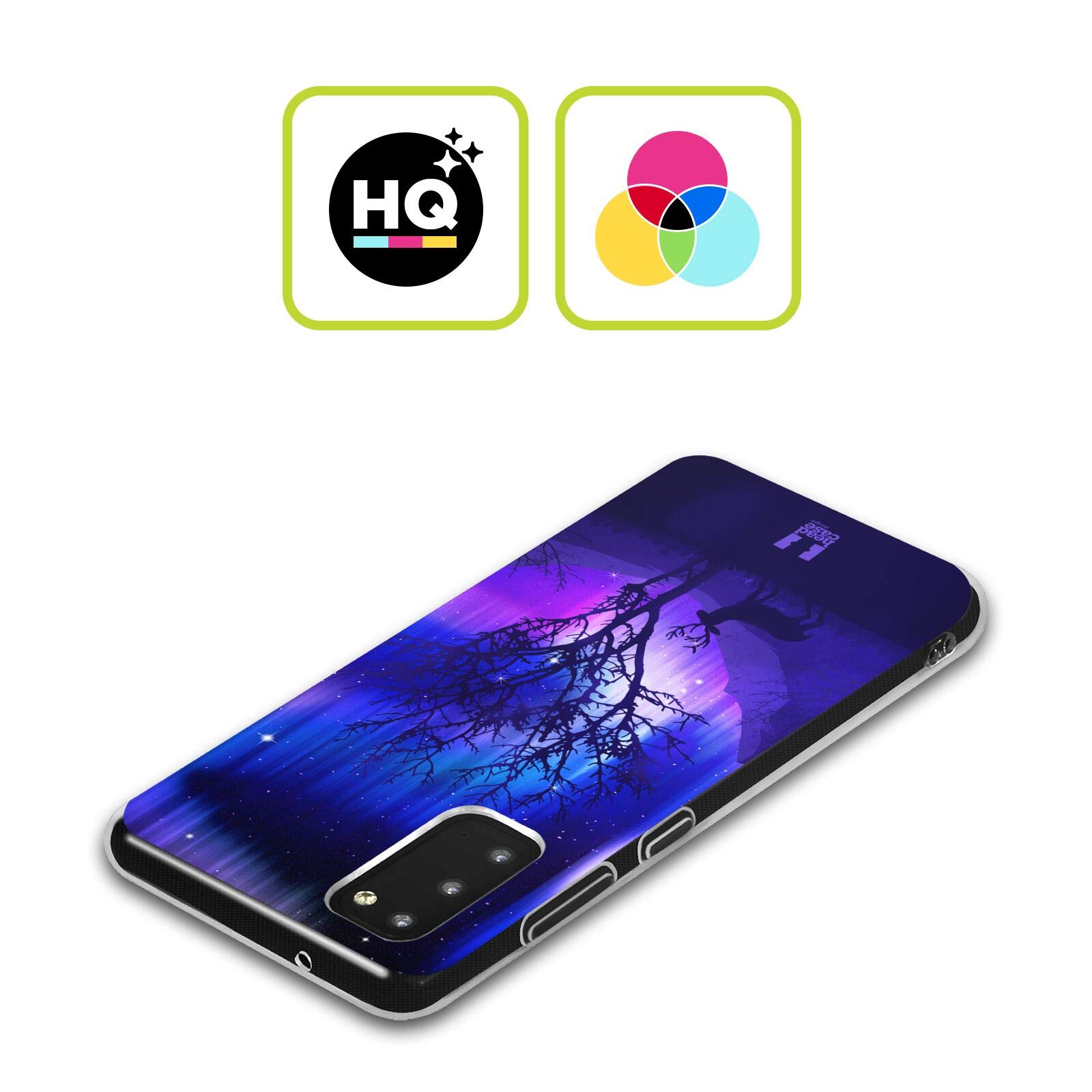 Head Case Designs Forest Grove Northern Lights Soft Gel Case for Samsung Galaxy S21+ 5G - Protective Phone Cover with Matching Wallpaper for Nature Lovers & Outdoor Enthusiasts