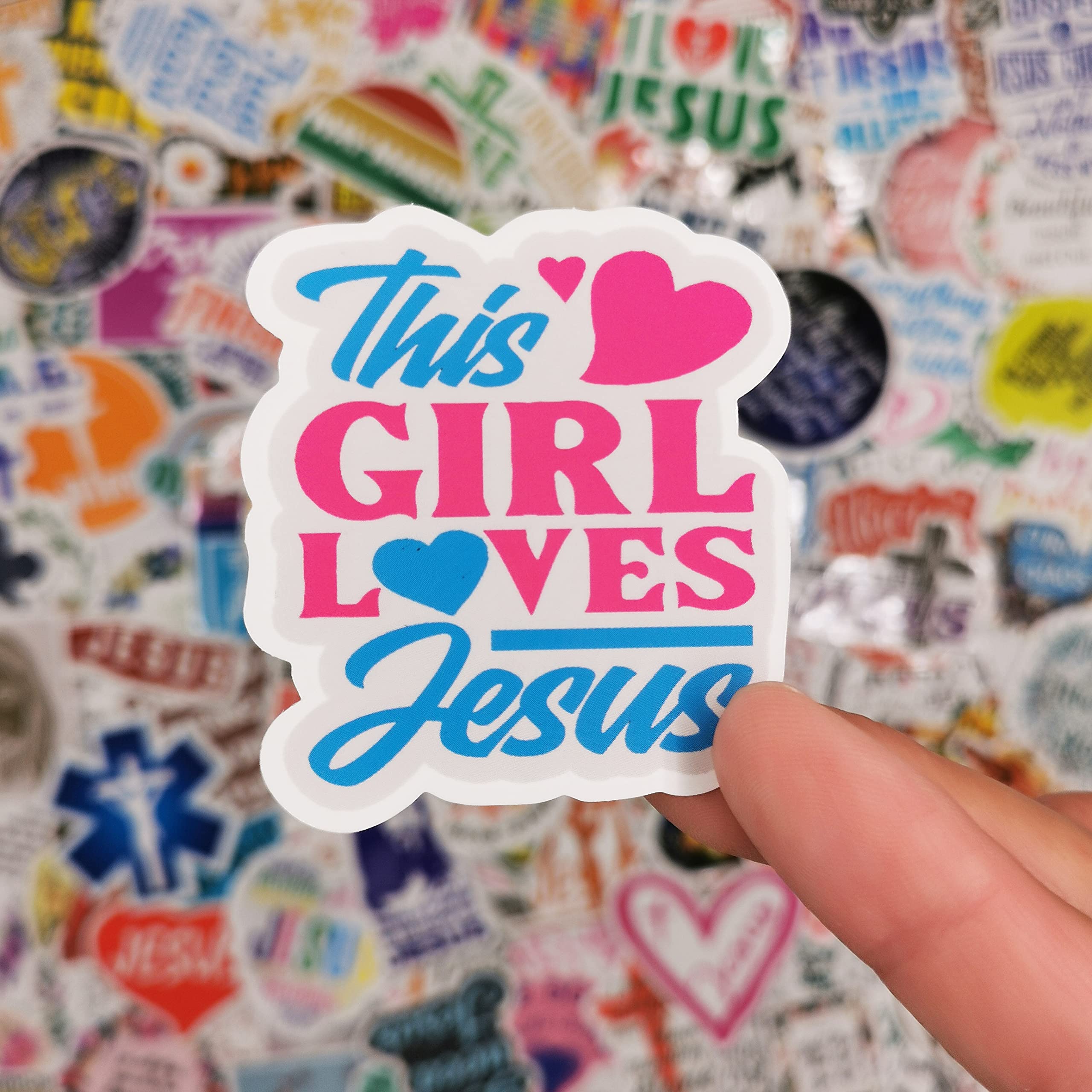 200pcs Christian Stickers Pack - Inspirational Bible Verse Decals for Laptop, Water Bottle, Skateboard, Luggage & More | Waterproof Vinyl Stickers for Christian Gifts | Perfect for Bible Study, Youth Group & Faith-Based Crafts