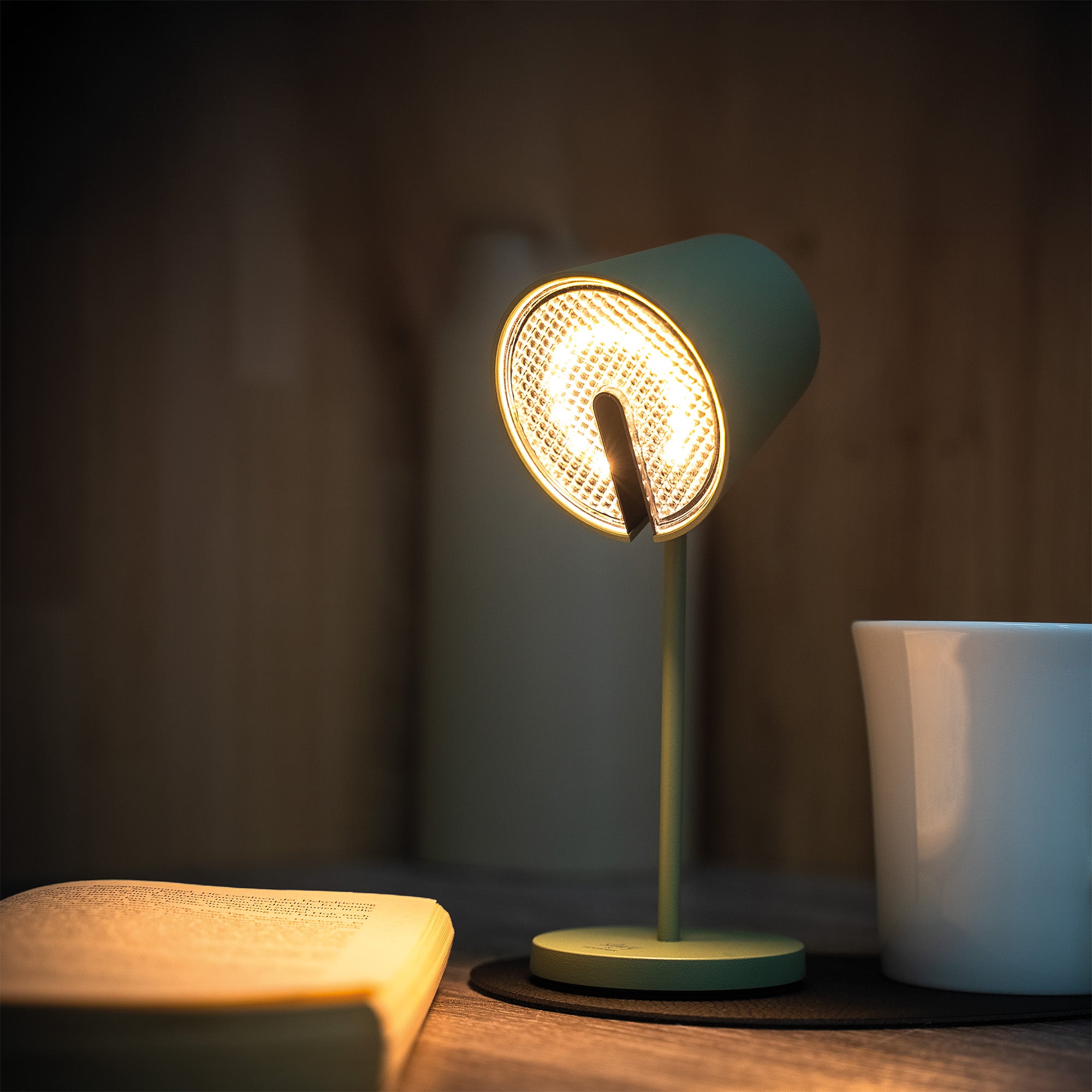 Portofino Olive Magnetic Light with Placemat & Pad - Perfect for Kitchen, Dining Table, and Home Decor