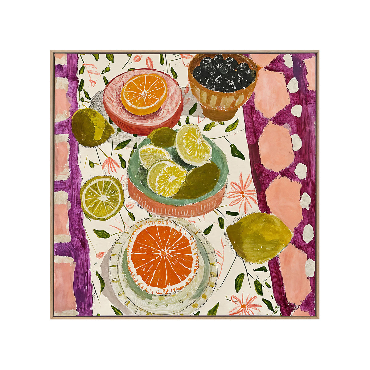 Fiesta Harvest Art Print - Vibrant Mexican Celebration Wall Decor for Home, Office & Dining Room