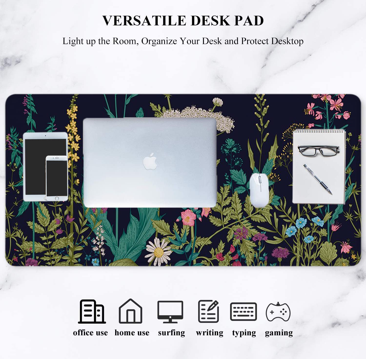 LATEEFAH Large Gaming Mouse Pad 31.5