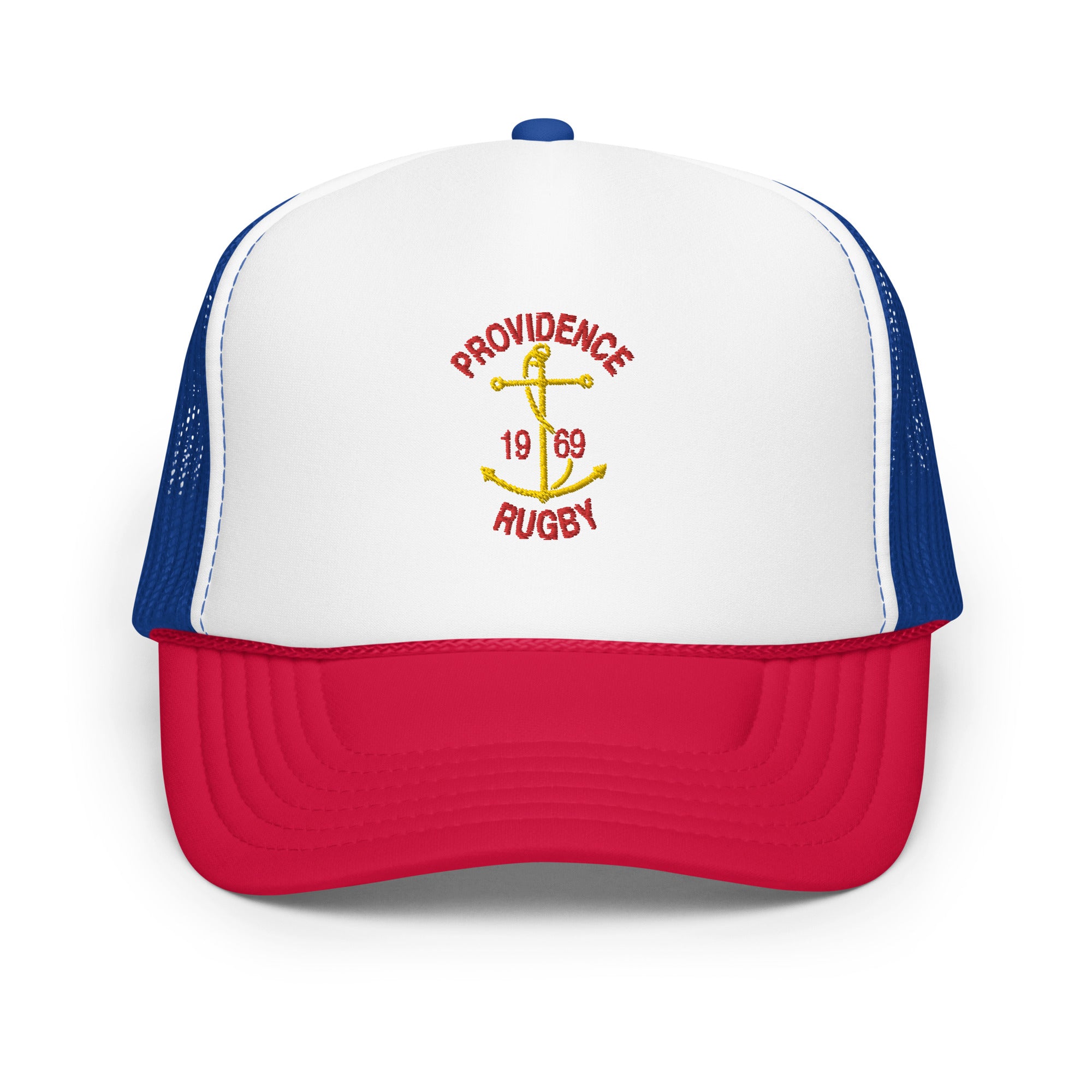 Providence RFC Foam Trucker Hat - Adjustable Snapback Baseball Cap for Men & Women - Comfortable Breathable Design for Outdoor, Sports, and Casual Wear