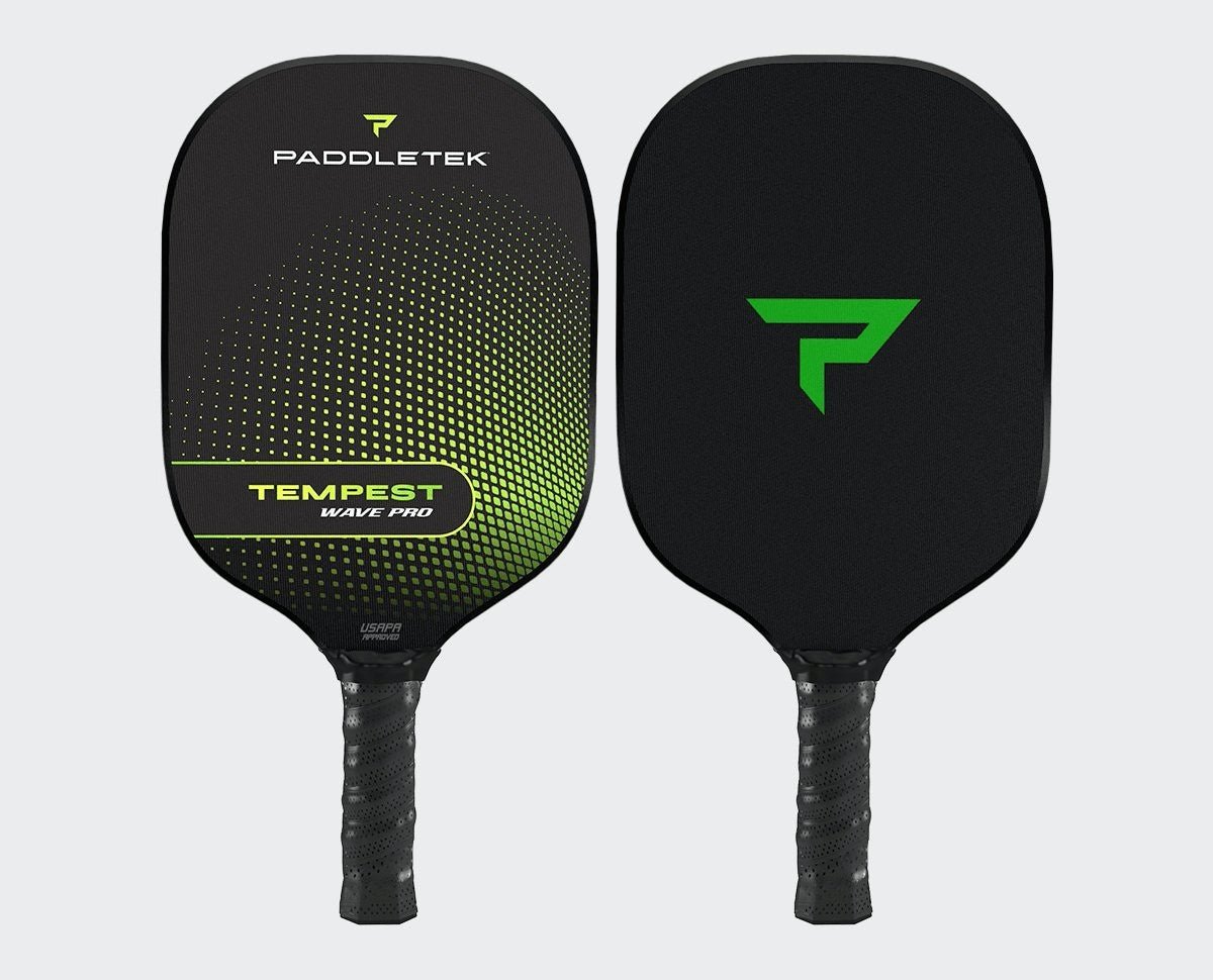 **Paddletek Tempest Wave Pro Pickleball Paddle - Premium Carbon Fiber Surface, Lightweight & Durable - Perfect for Competitive Play & Outdoor Games**