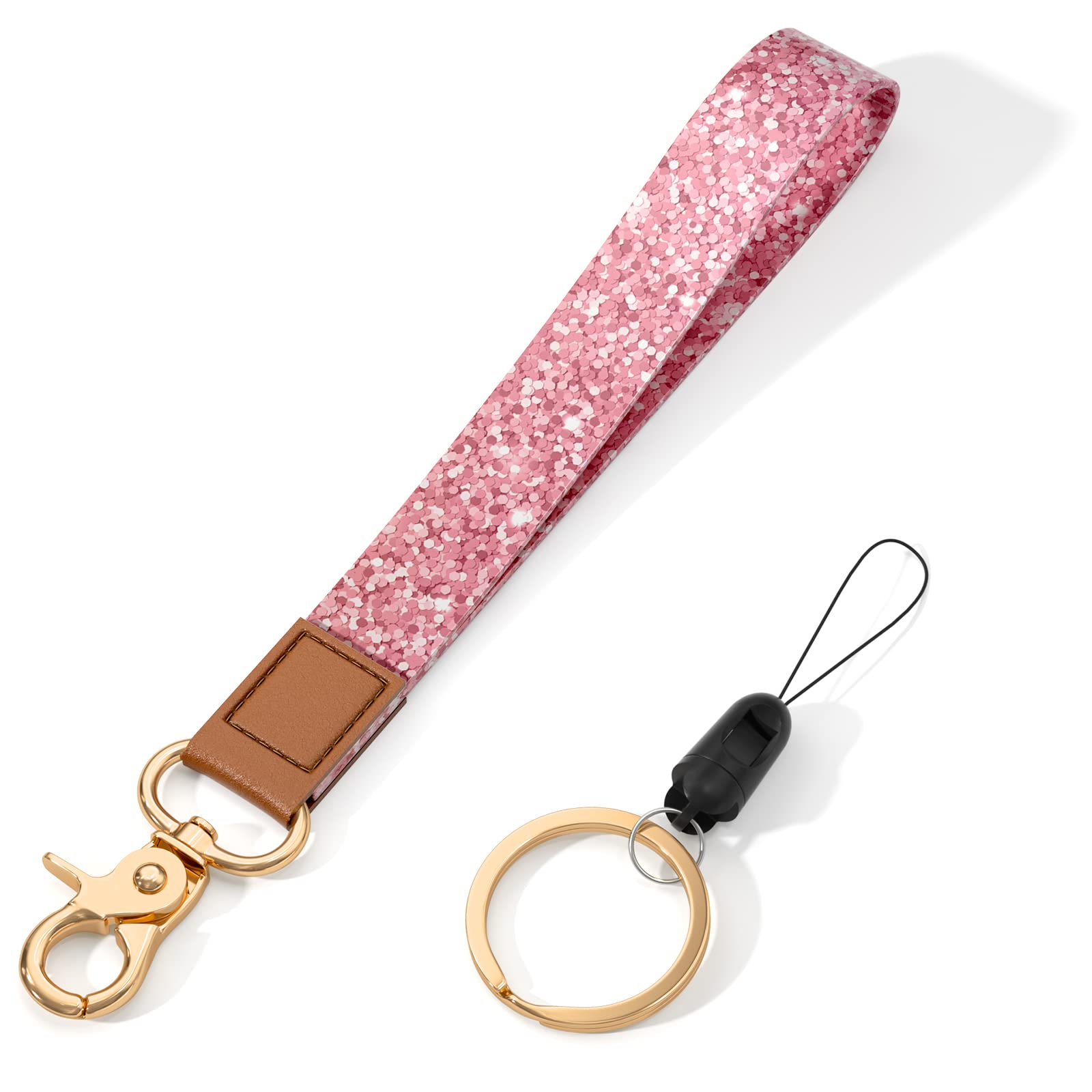 Wrist Lanyard Keychain for Women & Men - Adjustable Wrist Strap Holder for Car Keys, Wallet, Cards & Phone - Perfect for Gym, Travel, Shopping & Outdoor Activities