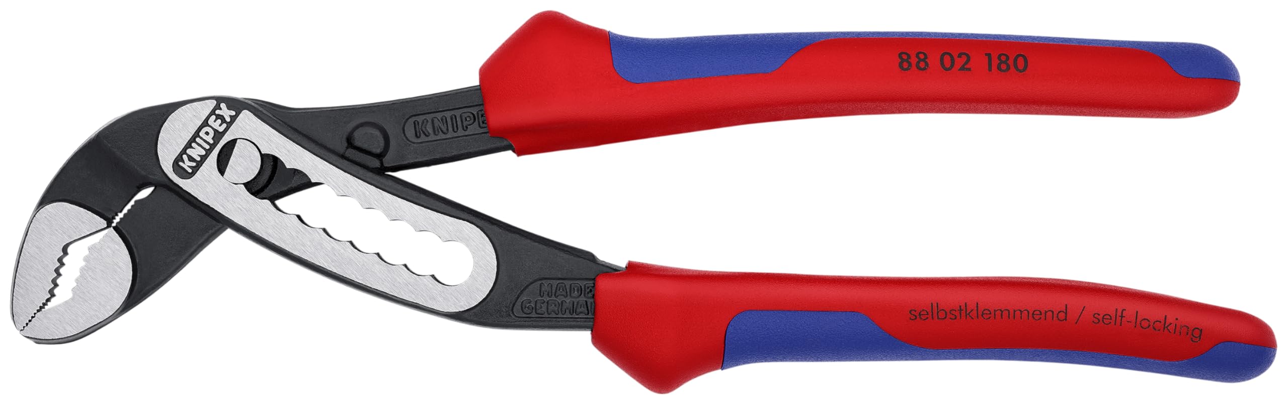 KNIPEX Alligator Water Pump Pliers - 10-Inch Adjustable Wrench for Plumbing, HVAC, and Automotive Repairs - Durable Red Grip for Secure Handling - Ideal for DIY Home Improvement and Professional Use