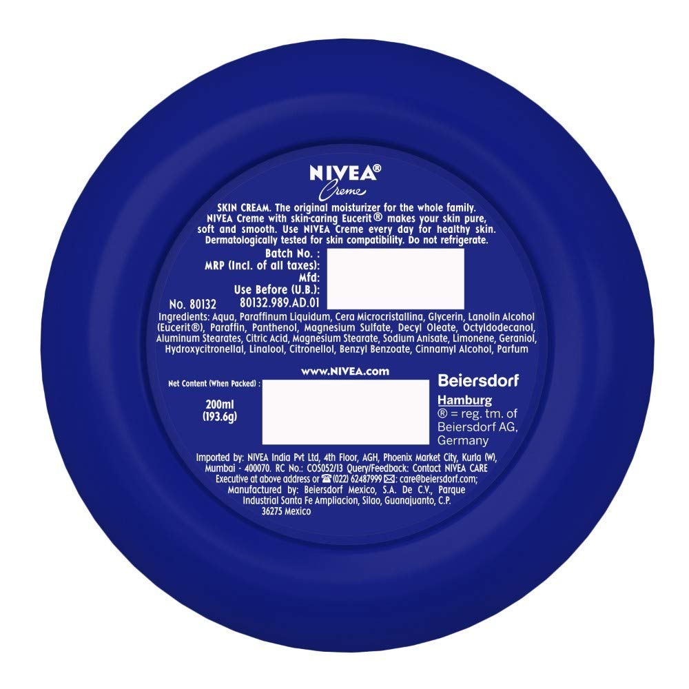 Nivea Moisturizing Cream for Dry Skin - 600ml Hydrating Face & Body Lotion | Daily Moisture for Normal Skin | Ideal for Winter Care & Post-Shower Hydration