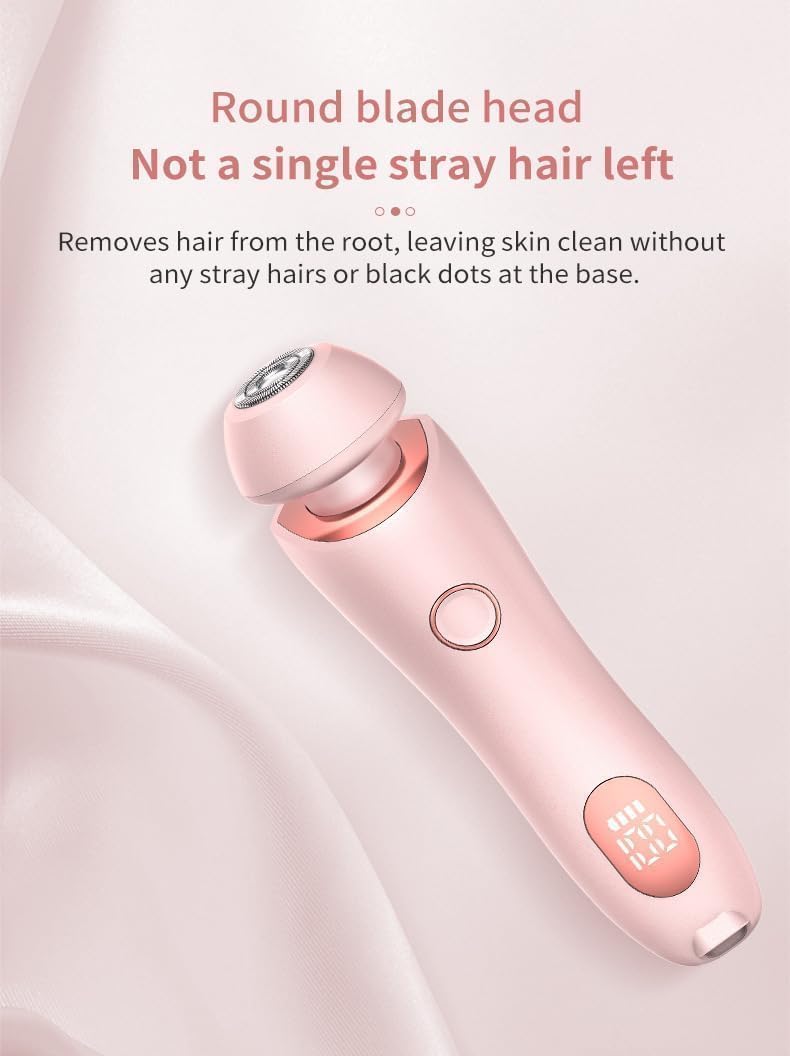 Electric Bikini Shaver for Women & Men - Portable Rechargeable Mermaid Shaver for Smooth Skin - Perfect for Travel, Gym & Beach Use