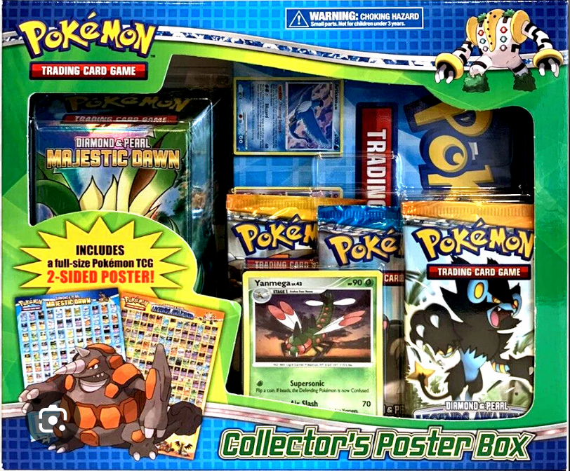 Pokemon Diamond & Pearl Collectors Poster Box - Limited Edition Wall Art for Fans | Perfect for Bedroom, Game Room & Anime Decor