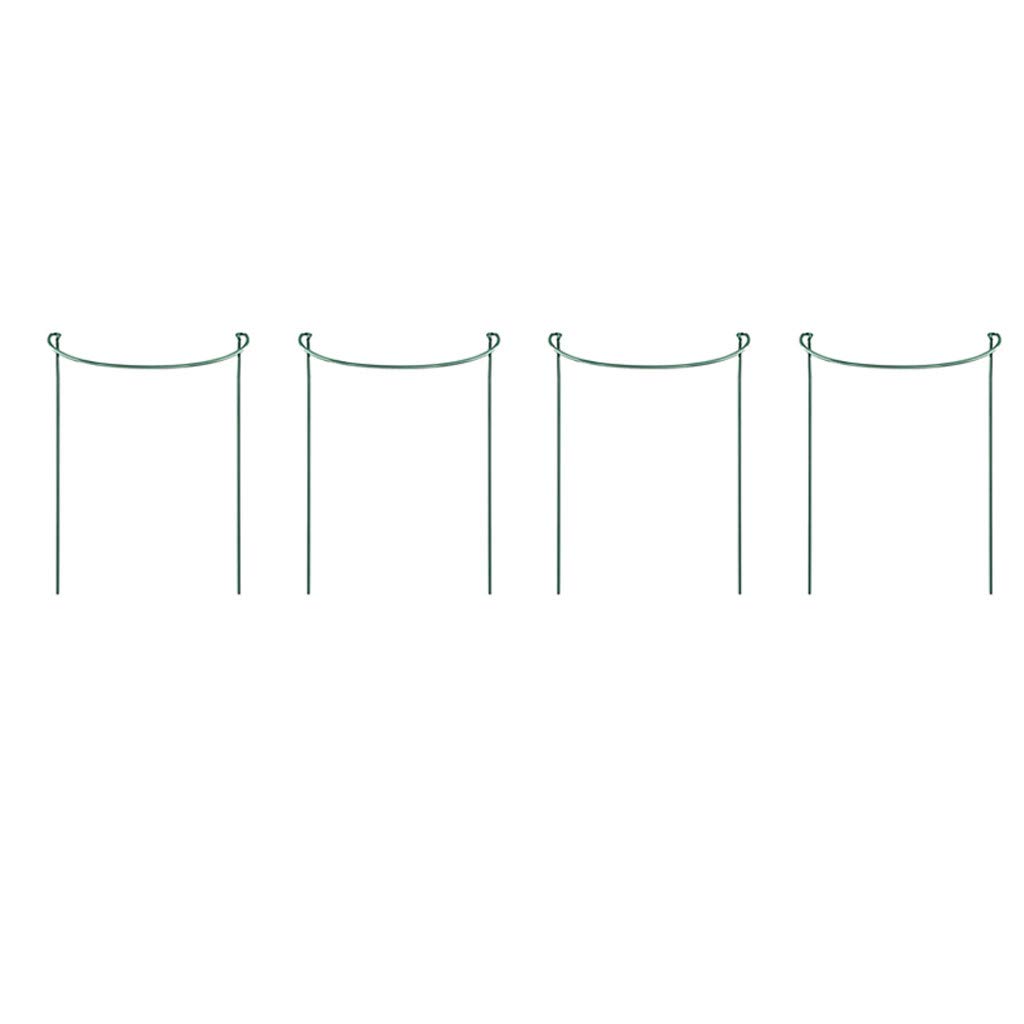 4Pcs Garden Plant Support Rings - Heavy Duty Plant Holder for Tomatoes, Peppers & Vines - Sturdy Gardening Tool for Outdoor & Indoor Plants - Perfect for Vegetable Gardens, Flower Beds & Greenhouses