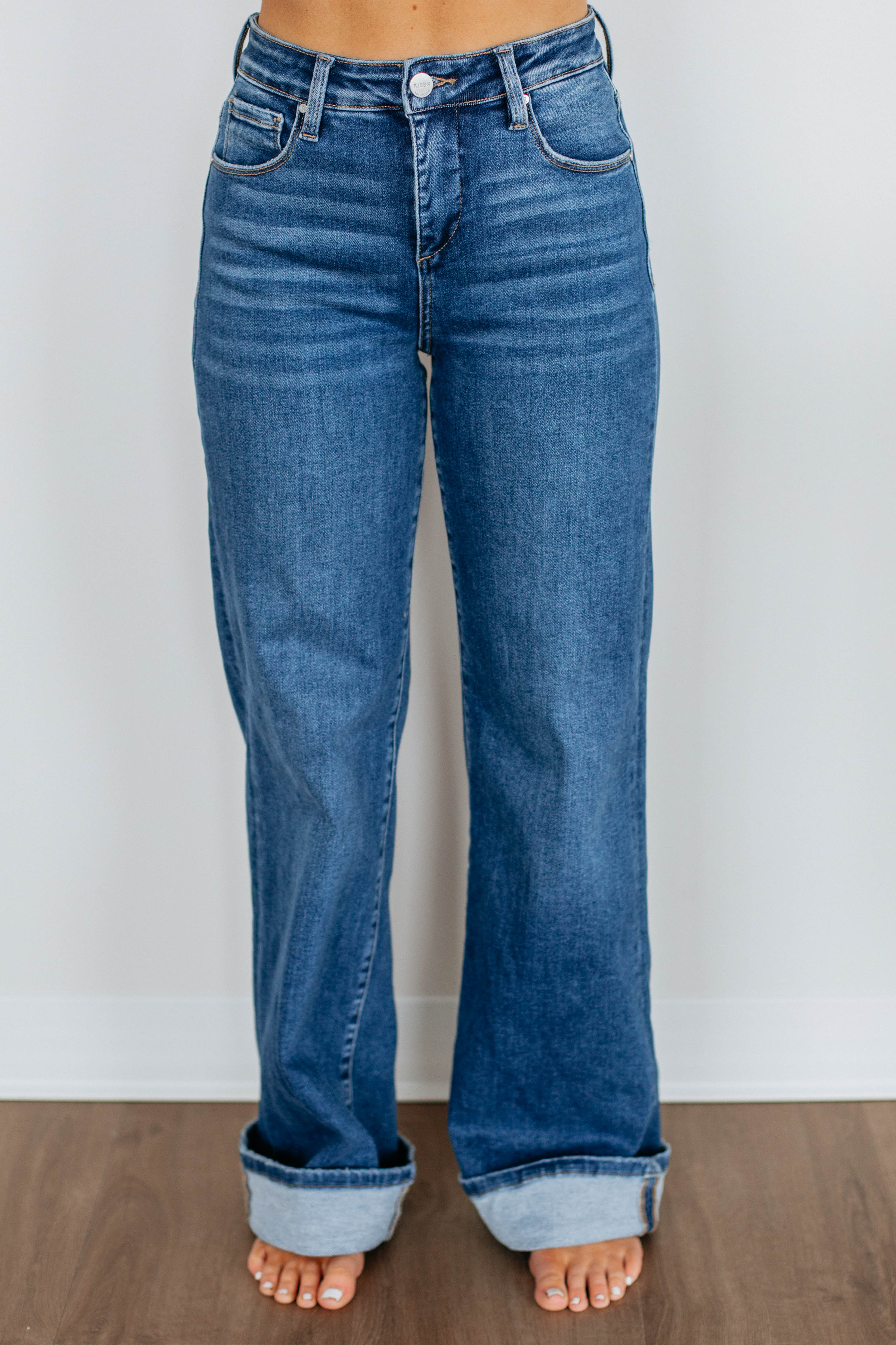 Daytone Risen Jeans for Men - High Waist Slim Fit Stretch Denim Pants | Perfect for Casual Wear, Office & Night Out